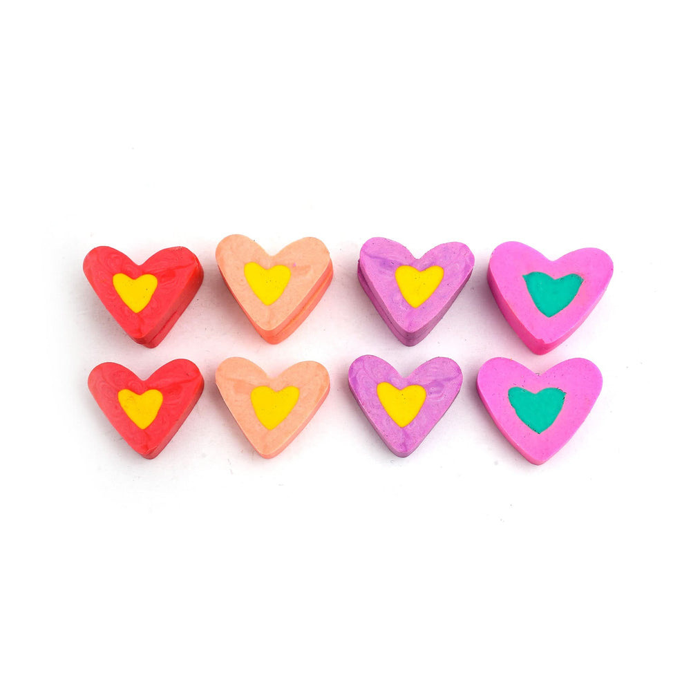 Heart Shape Deer Eraser Pack of 12, Stationery Supplies, Deer, Chase Value