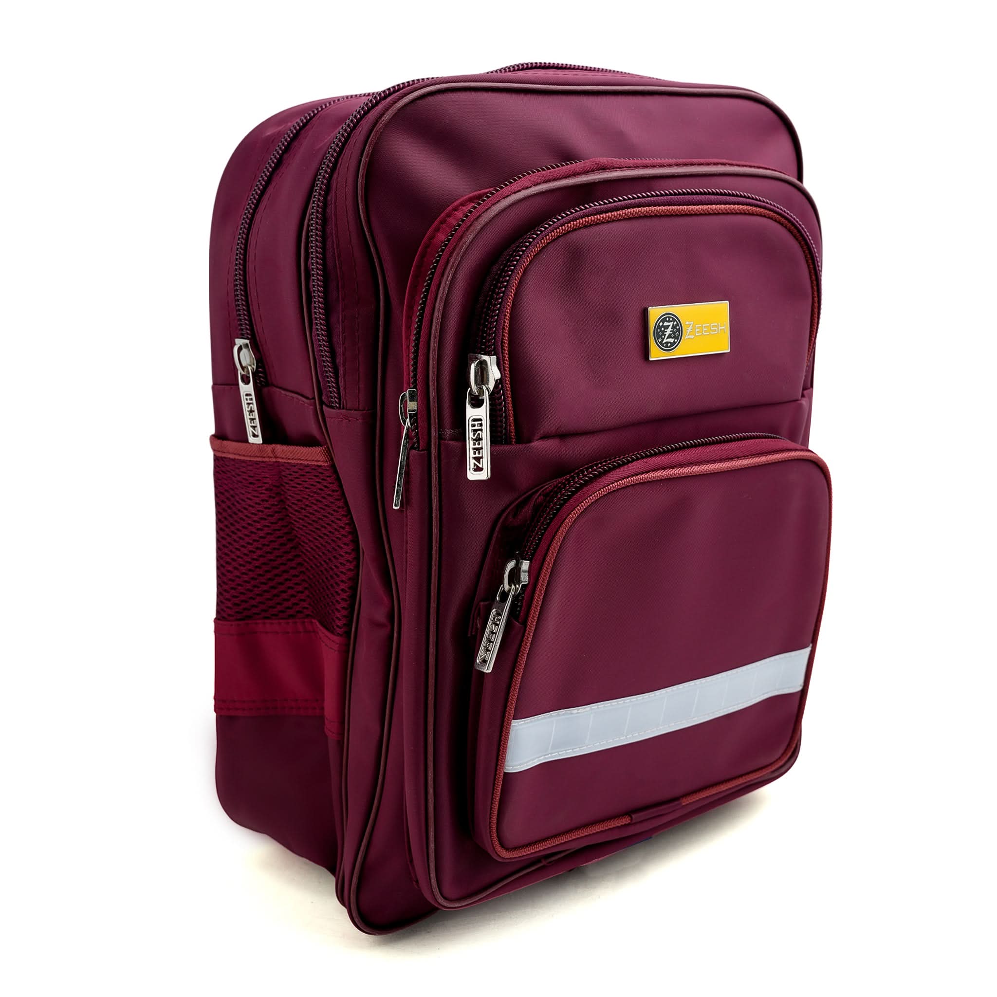 Kids School Backpack 15" Zee-216 - Maroon, School Bags, Chase Value, Chase Value