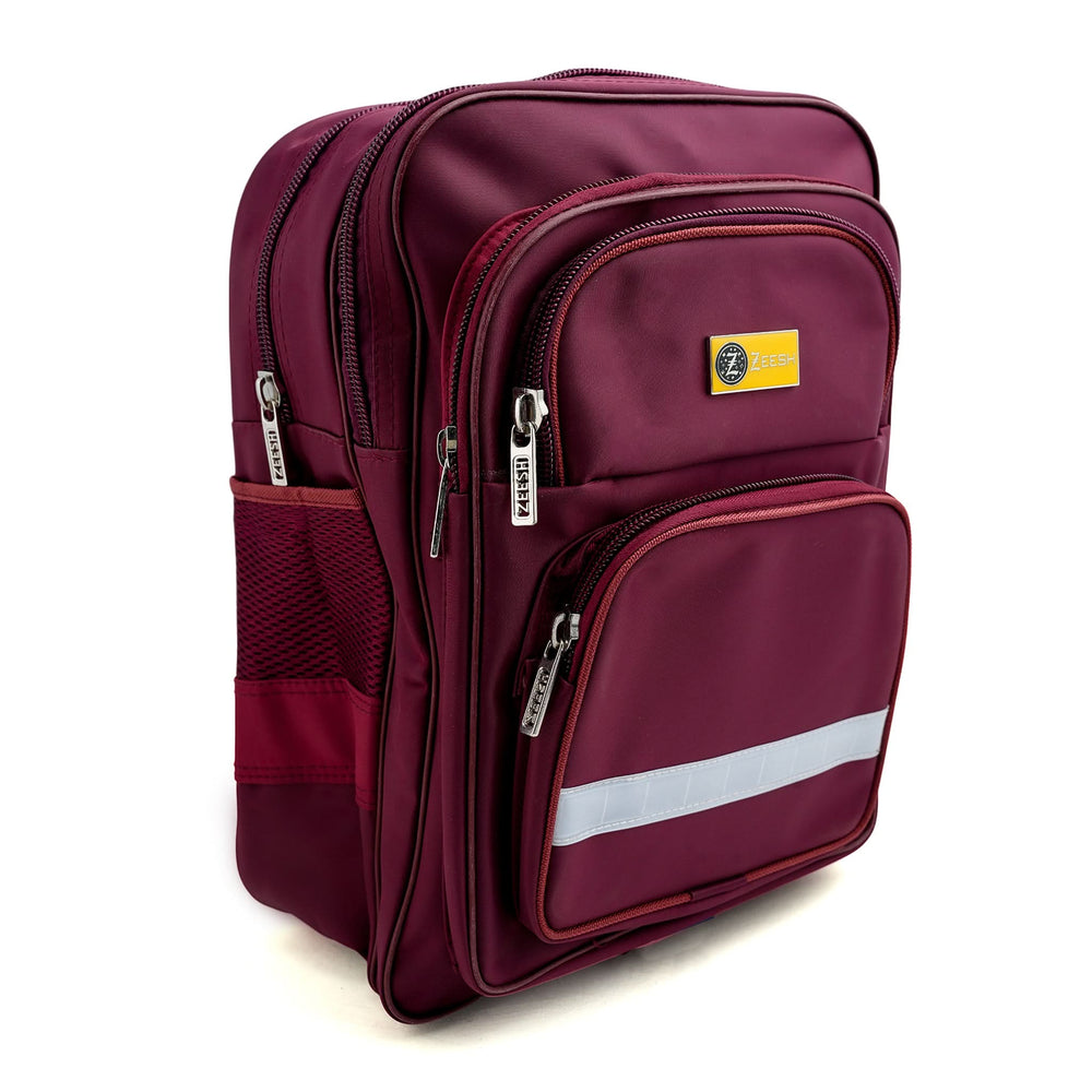 Kids School Backpack 15" Zee-216 - Maroon, School Bags, Chase Value, Chase Value