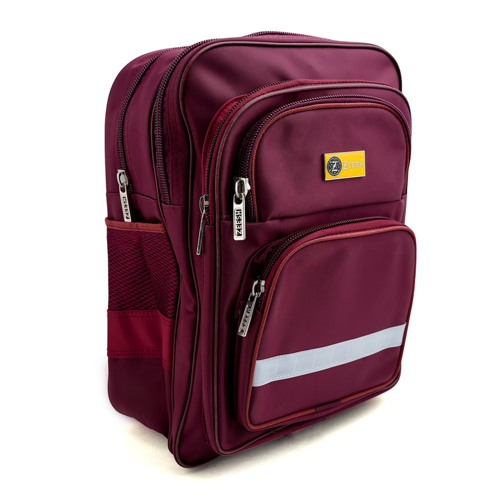 Kids School Backpack 17" Zee-216 - Maroon, School Bags, Chase Value, Chase Value