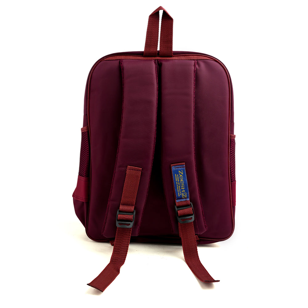 Kids School Backpack 17" Zee-216 - Maroon, School Bags, Chase Value, Chase Value