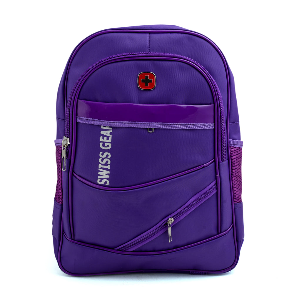 Kids School Backpack 13.5" KT-02 - Purple, School Bags, Chase Value, Chase Value