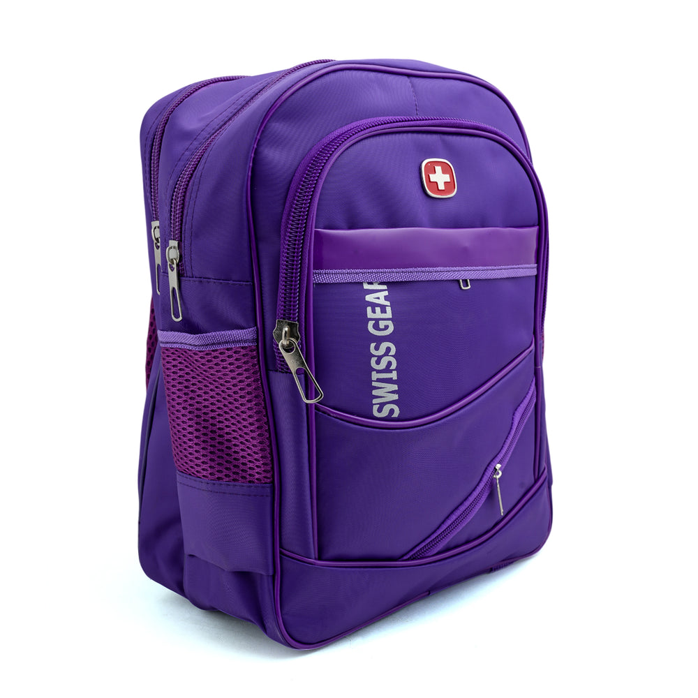 Kids School Backpack 13.5" KT-02 - Purple, School Bags, Chase Value, Chase Value