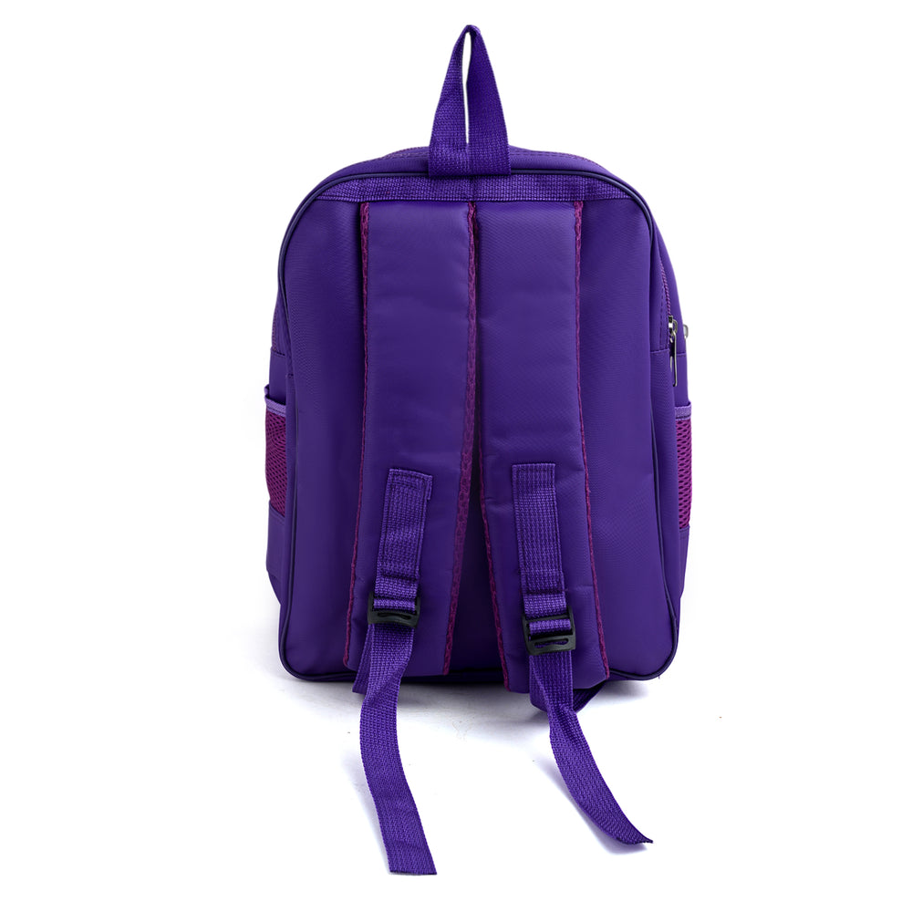 Kids School Backpack 13.5" KT-02 - Purple, School Bags, Chase Value, Chase Value