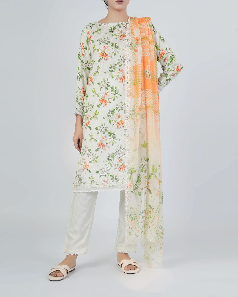 Eminent Women'S Printed Embroidered 3Pcs Suits, Women Shalwar Suits, Eminent, Chase Value