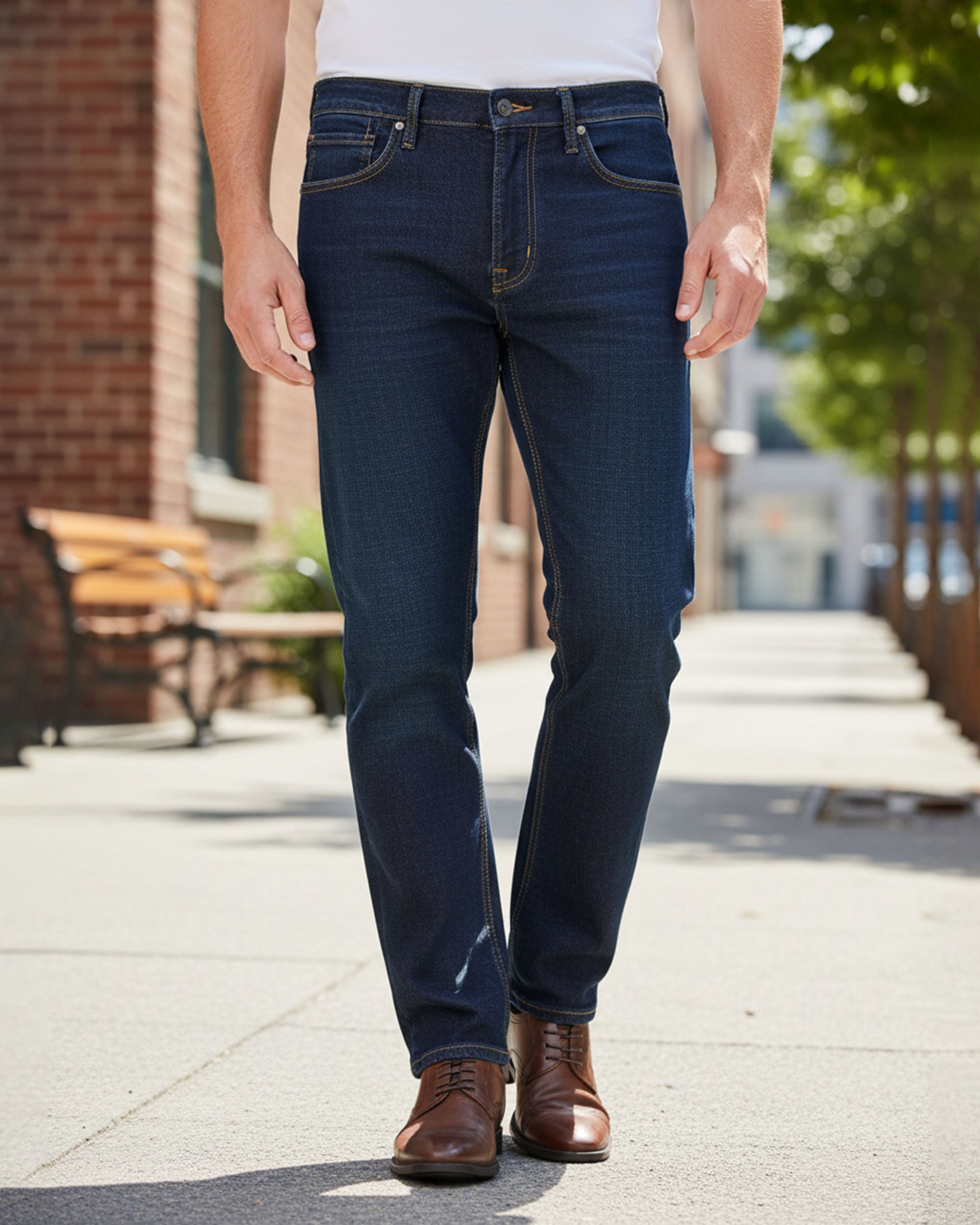 Eminent Men Regular Fit Denim Pant