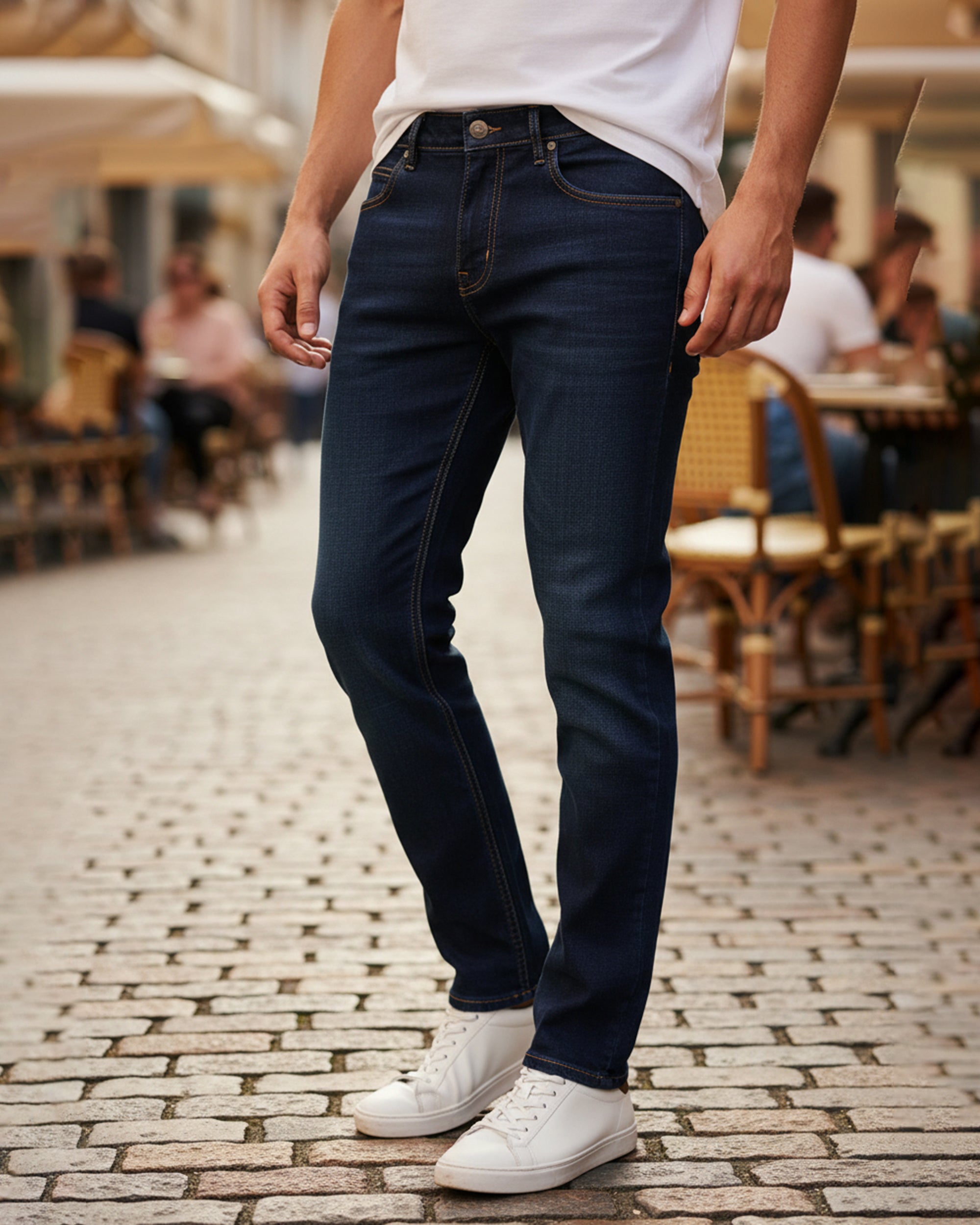 Eminent Men Regular Fit Denim Pant