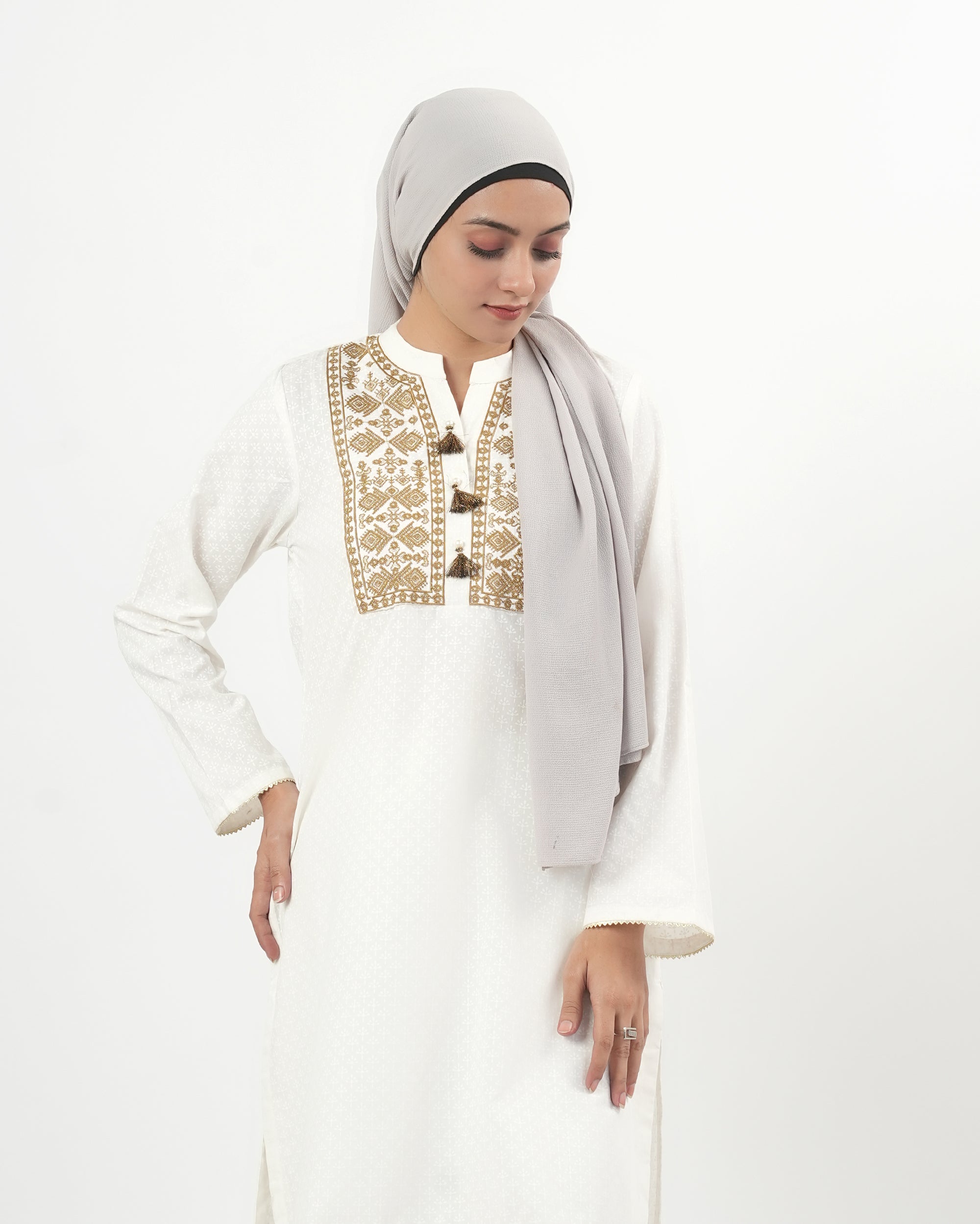 Valuables Women's Embroidered 2 Pcs Suit