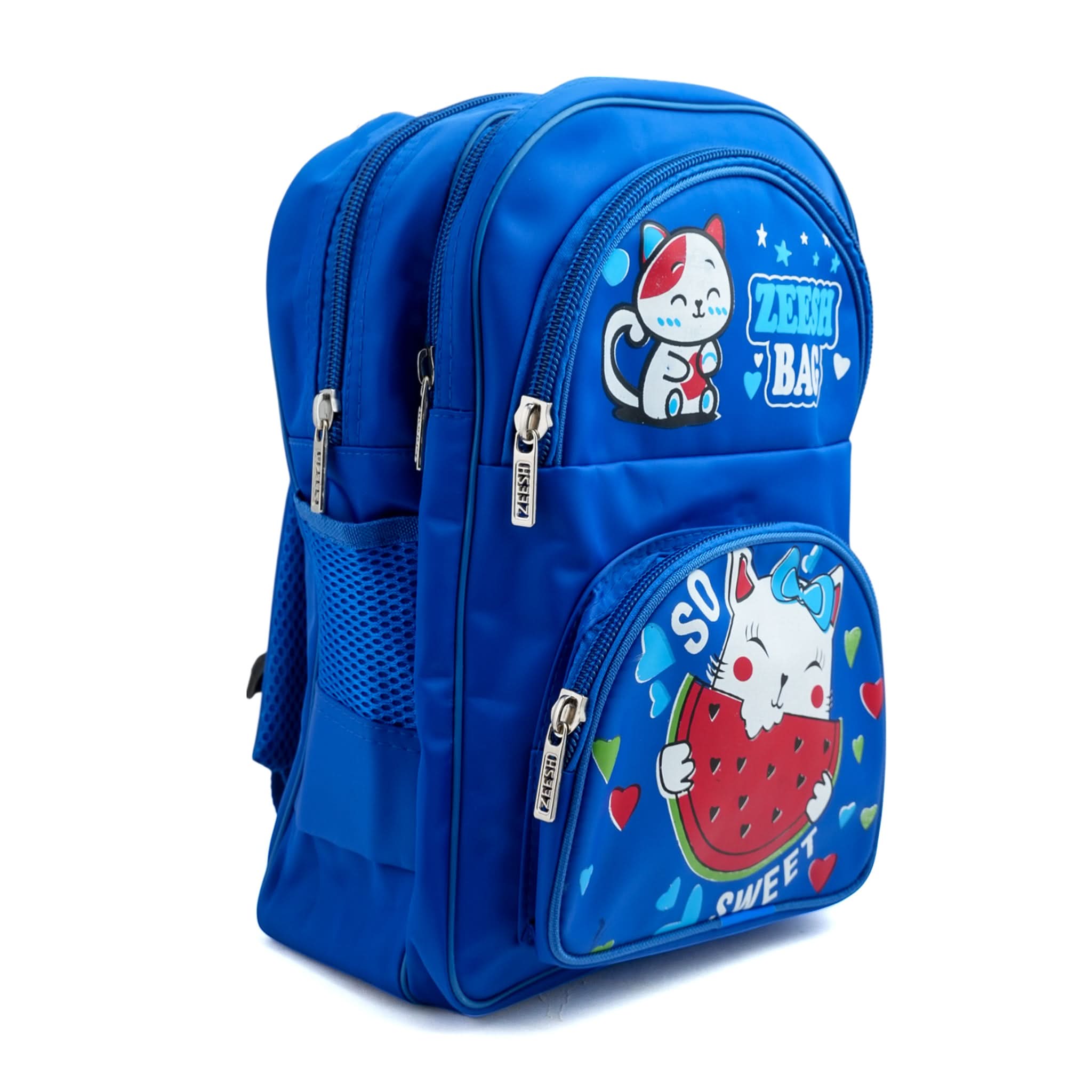 Kids School Backpack 15.5" Zee-215 - Navy Blue, School Bags, Chase Value, Chase Value