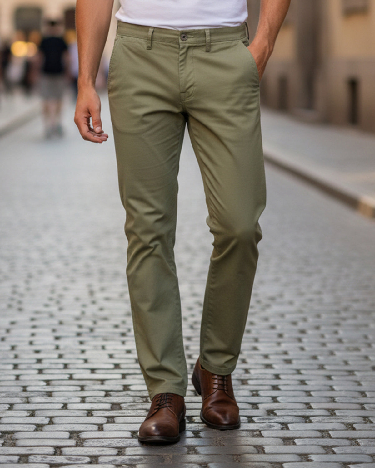 Men Cotton Chino Pant