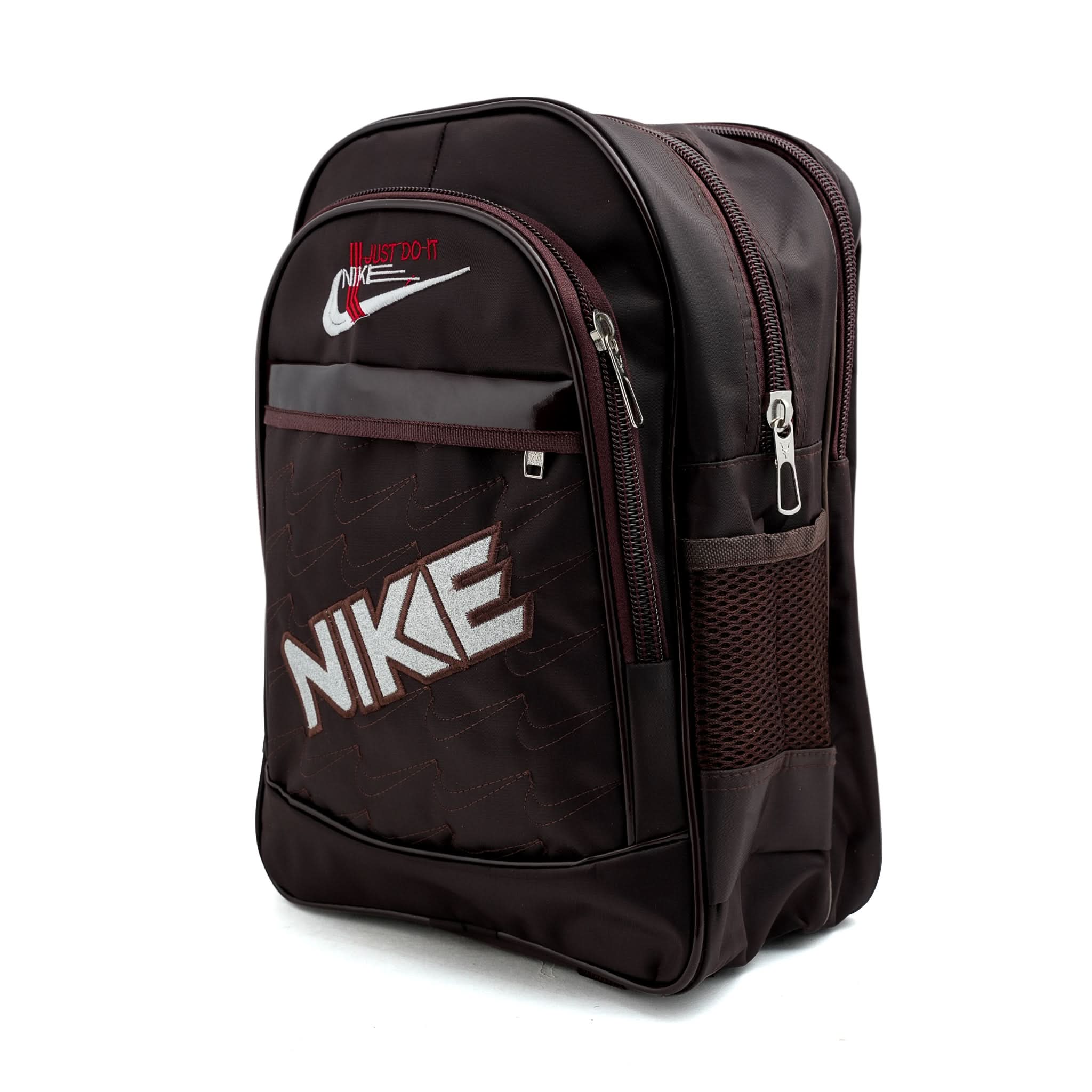 Kids School Backpack 15.5" KT-04 - Dark Brown, School Bags, Chase Value, Chase Value