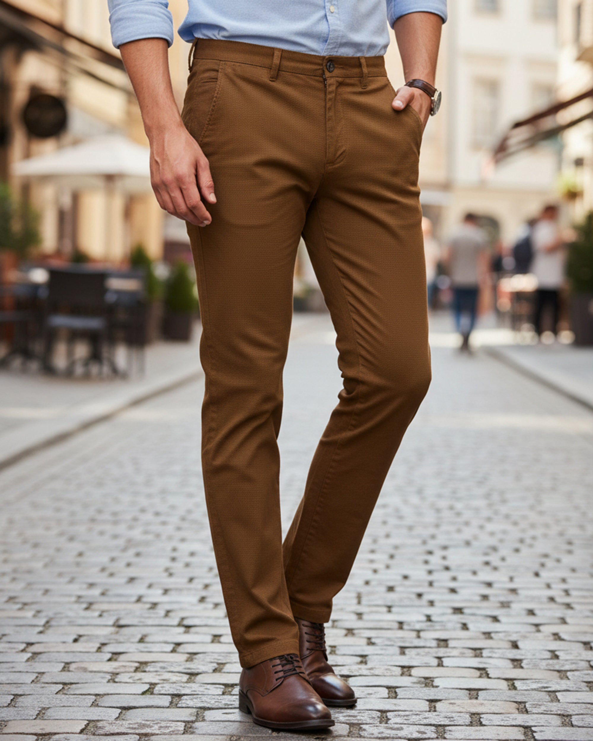 Eminent Men's Cotton Chinos Pant