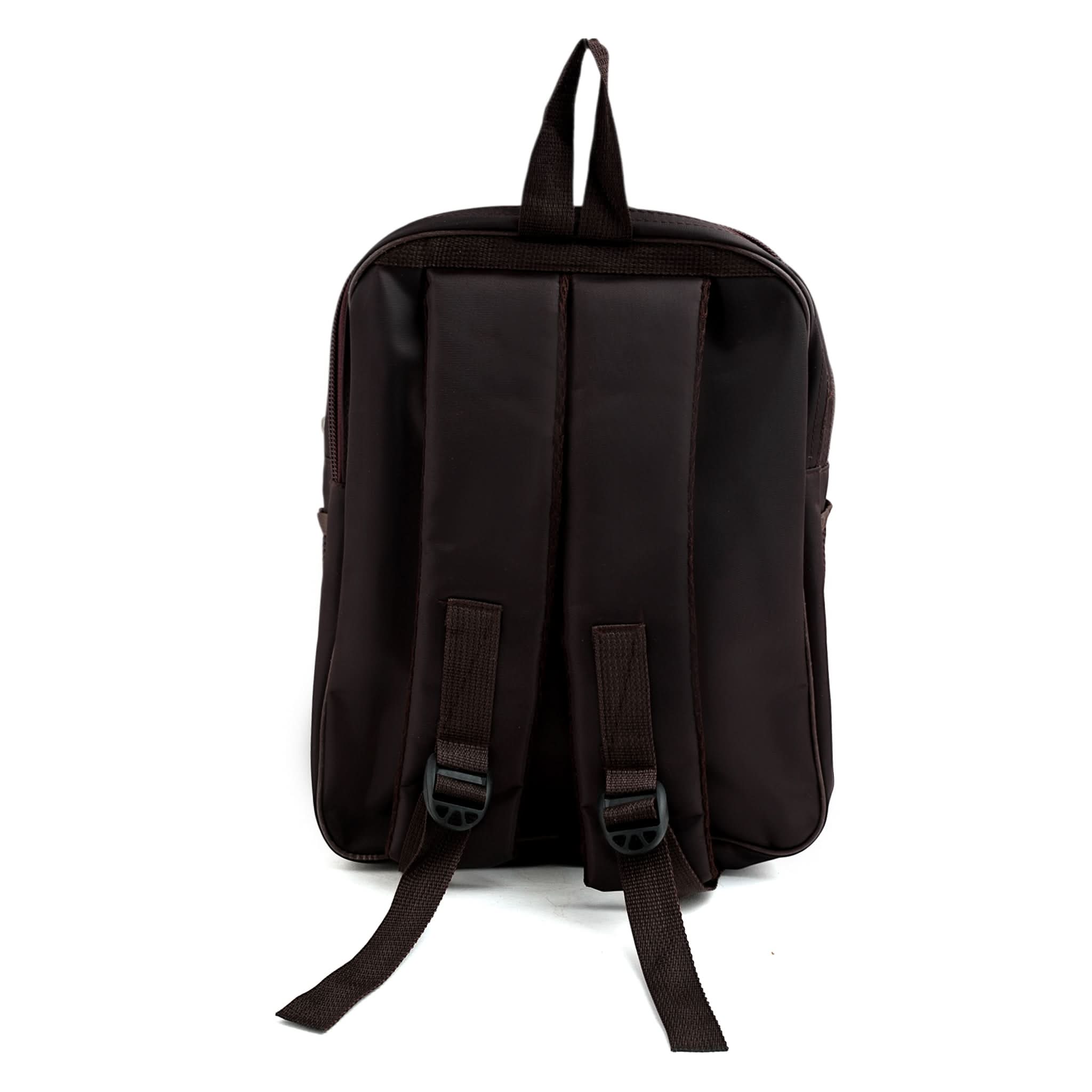 Kids School Backpack 15.5" KT-04 - Dark Brown, School Bags, Chase Value, Chase Value