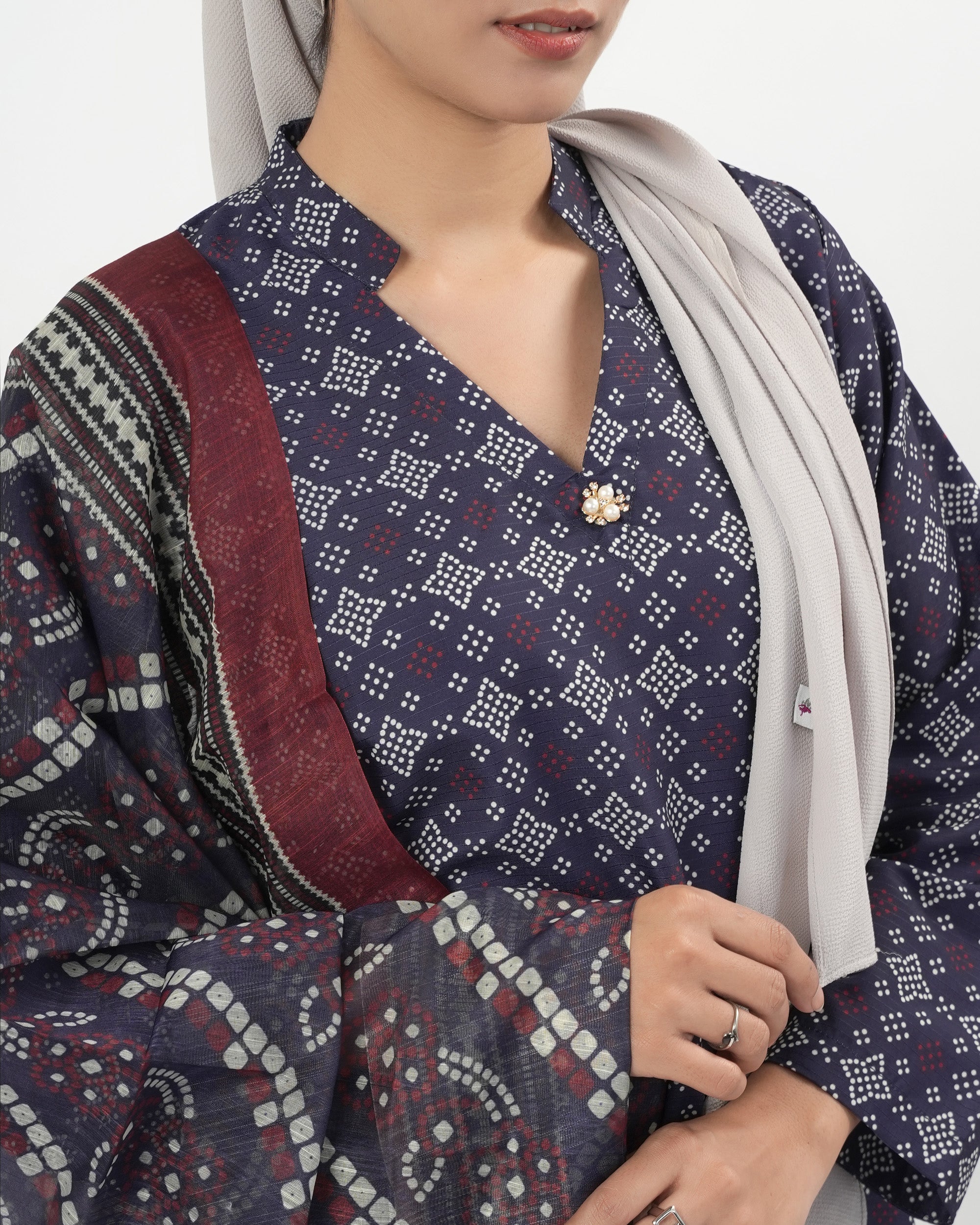 Valuables Women's Printed 3Pc Suit