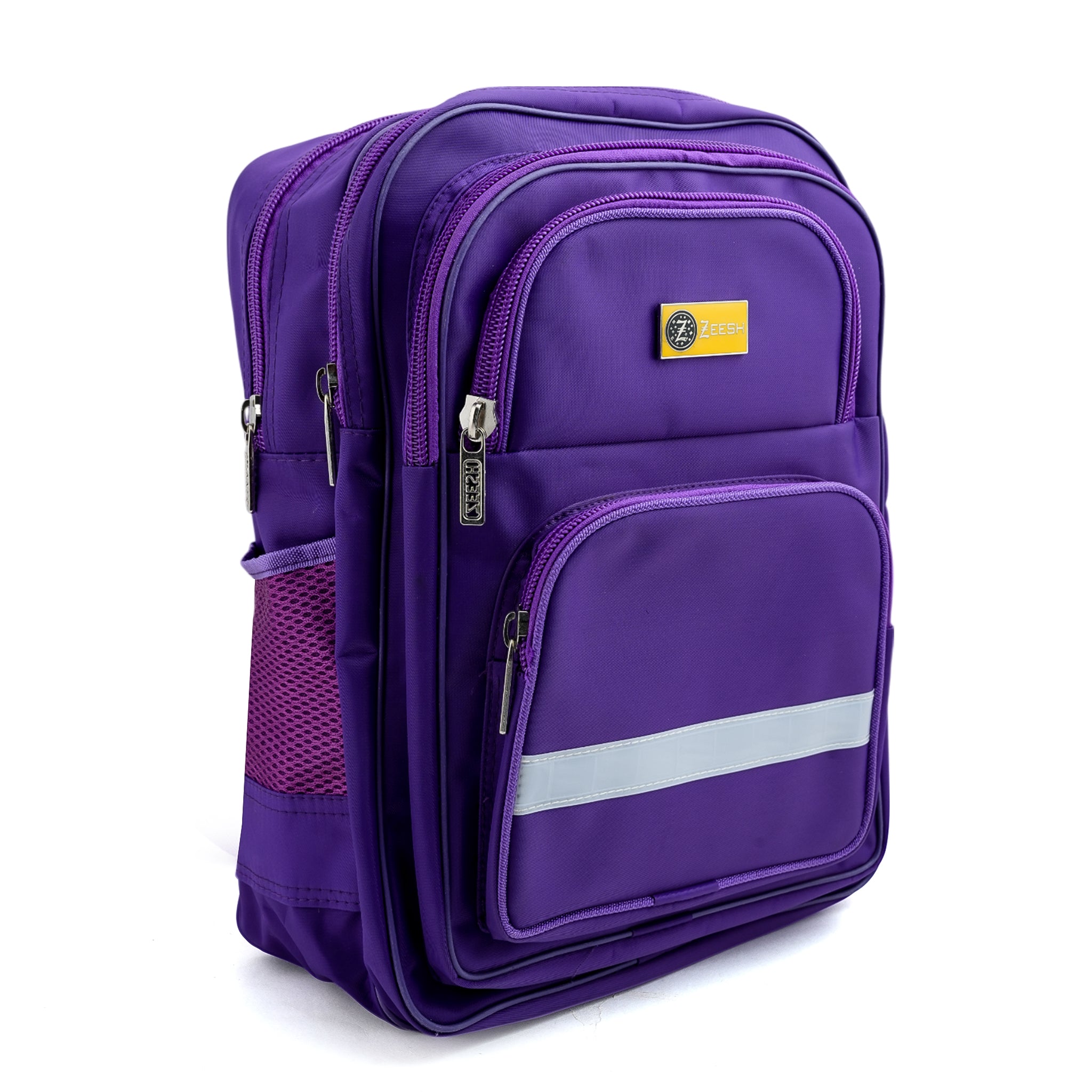 Kids School Backpack 15" Zee-216 - Purple, School Bags, Chase Value, Chase Value