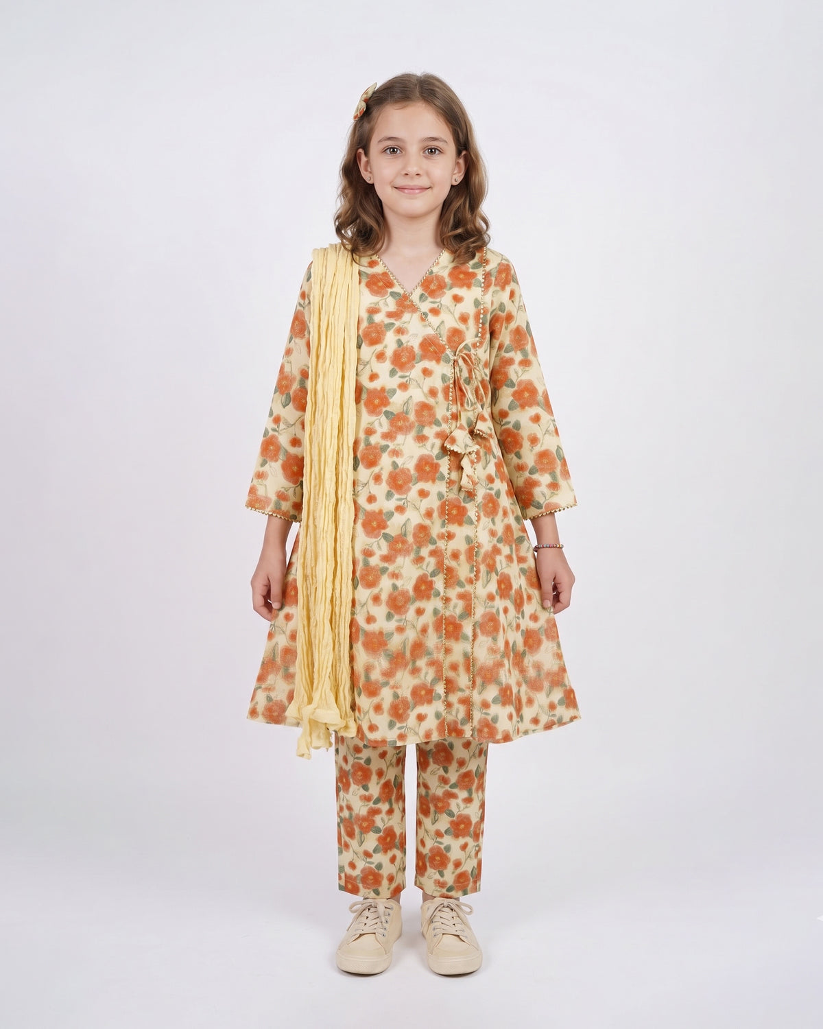 Eminent Girls’ Printed Essentials 3 Pcs Suit, Girls Shalwar Kameez, Eminent, Chase Value