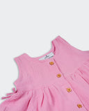Eminent Newborn Girls Plain Seersucker Frock, Newborn Girls Frocks, Eminent, Chase Value