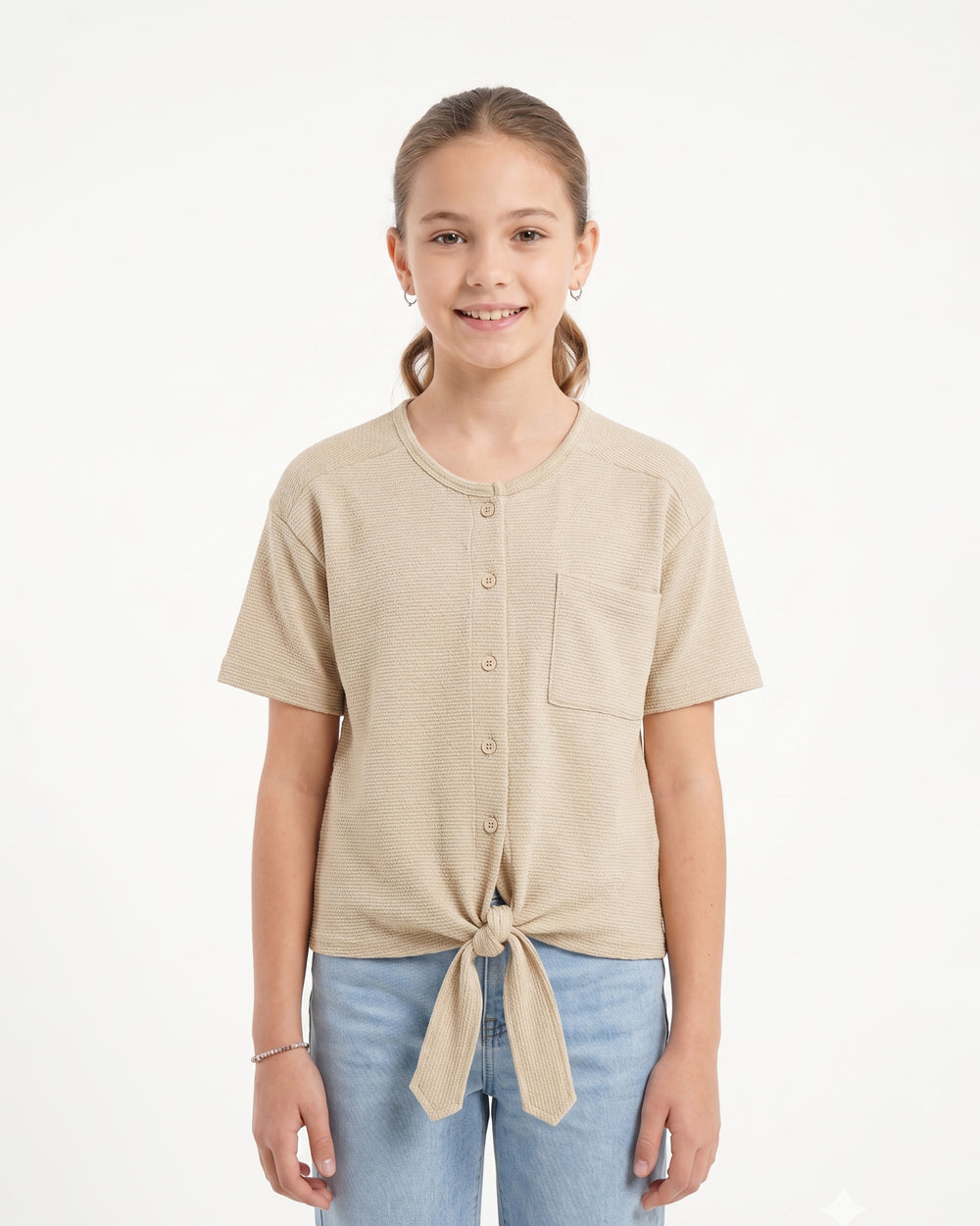 Eminent Girls’ Graphic Textured T-Shirt, Girls T-Shirts, Eminent, Chase Value