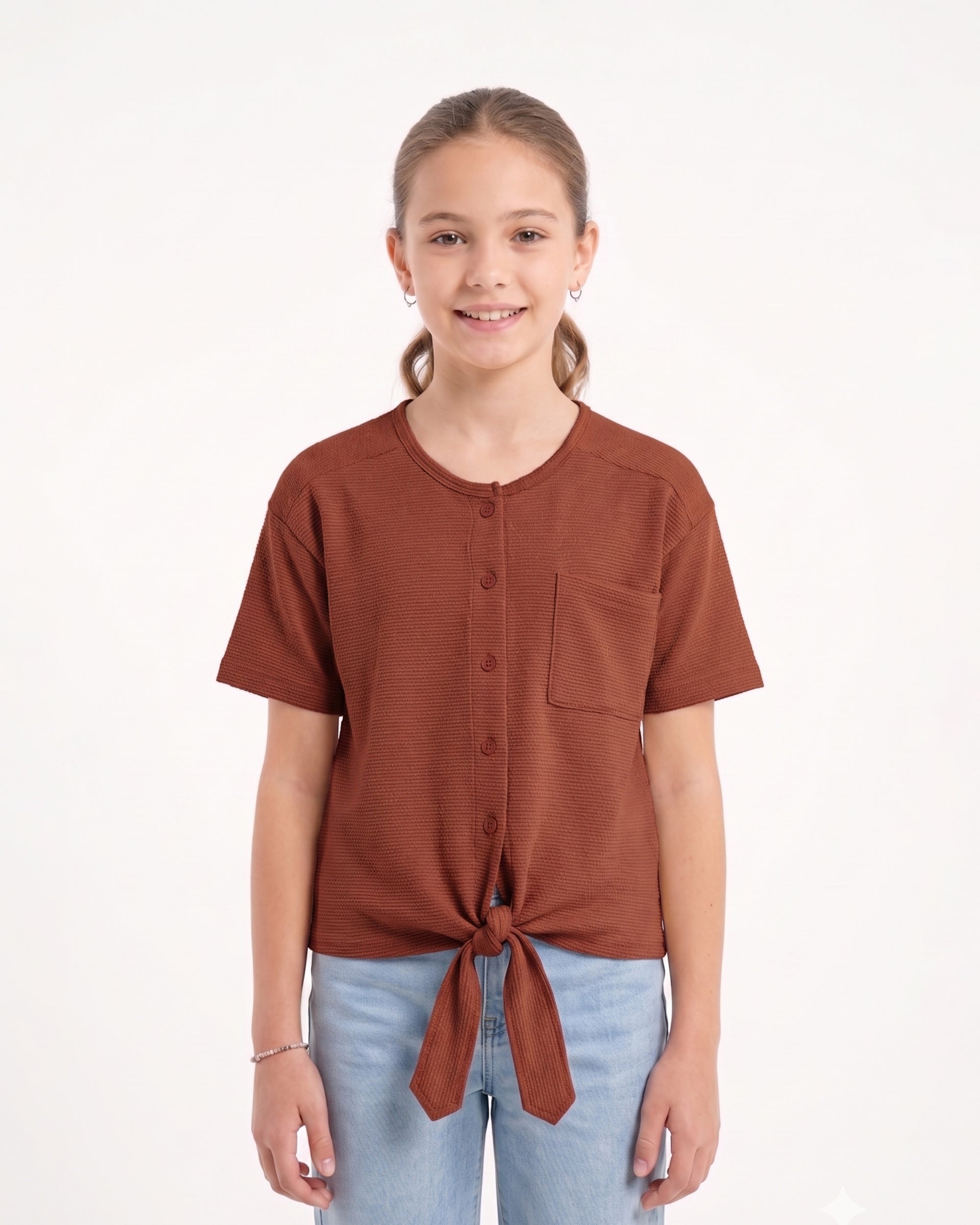 Eminent Girls’ Graphic Textured T-Shirt, Girls T-Shirts, Eminent, Chase Value
