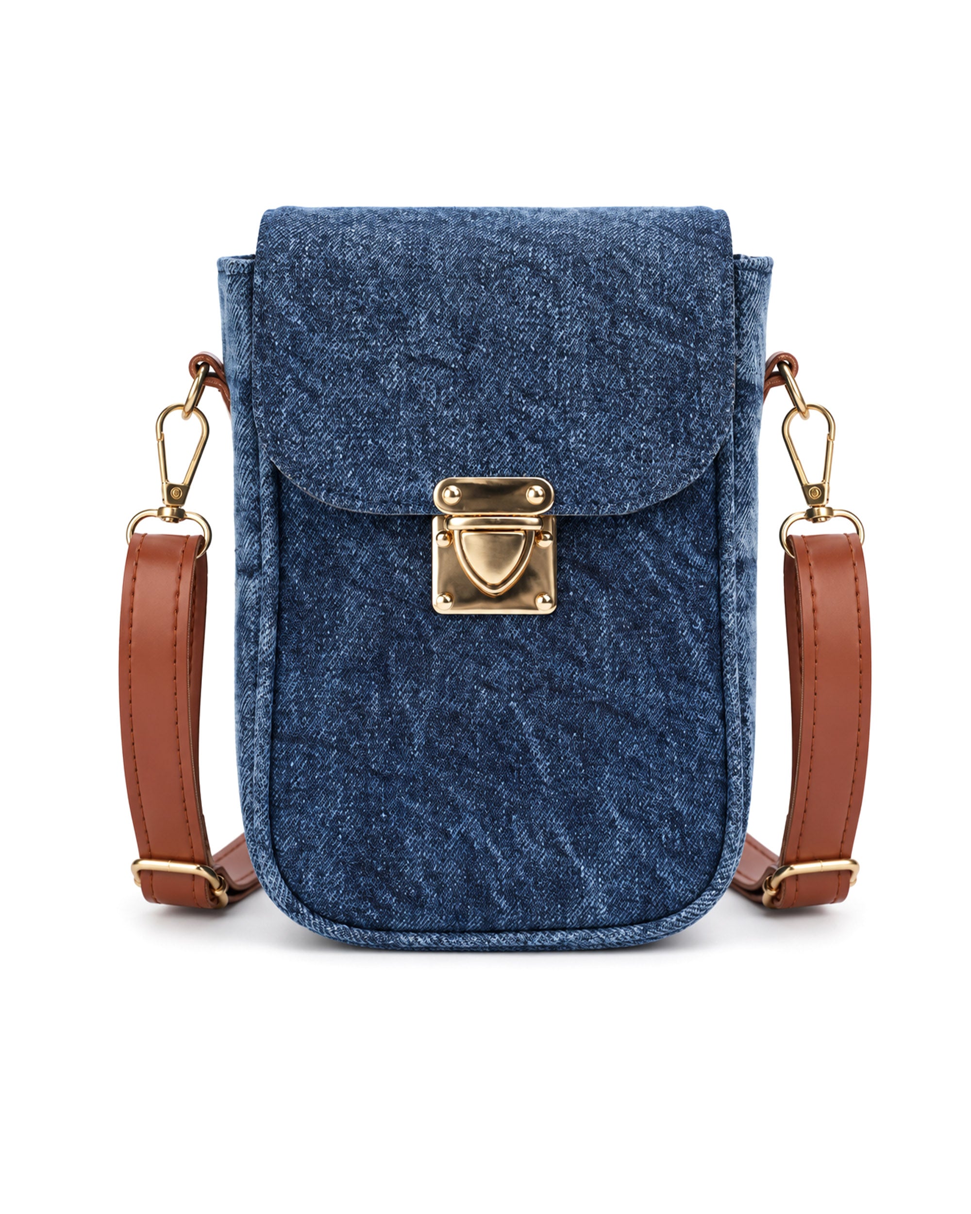 Women's Denim Mobile Pouch