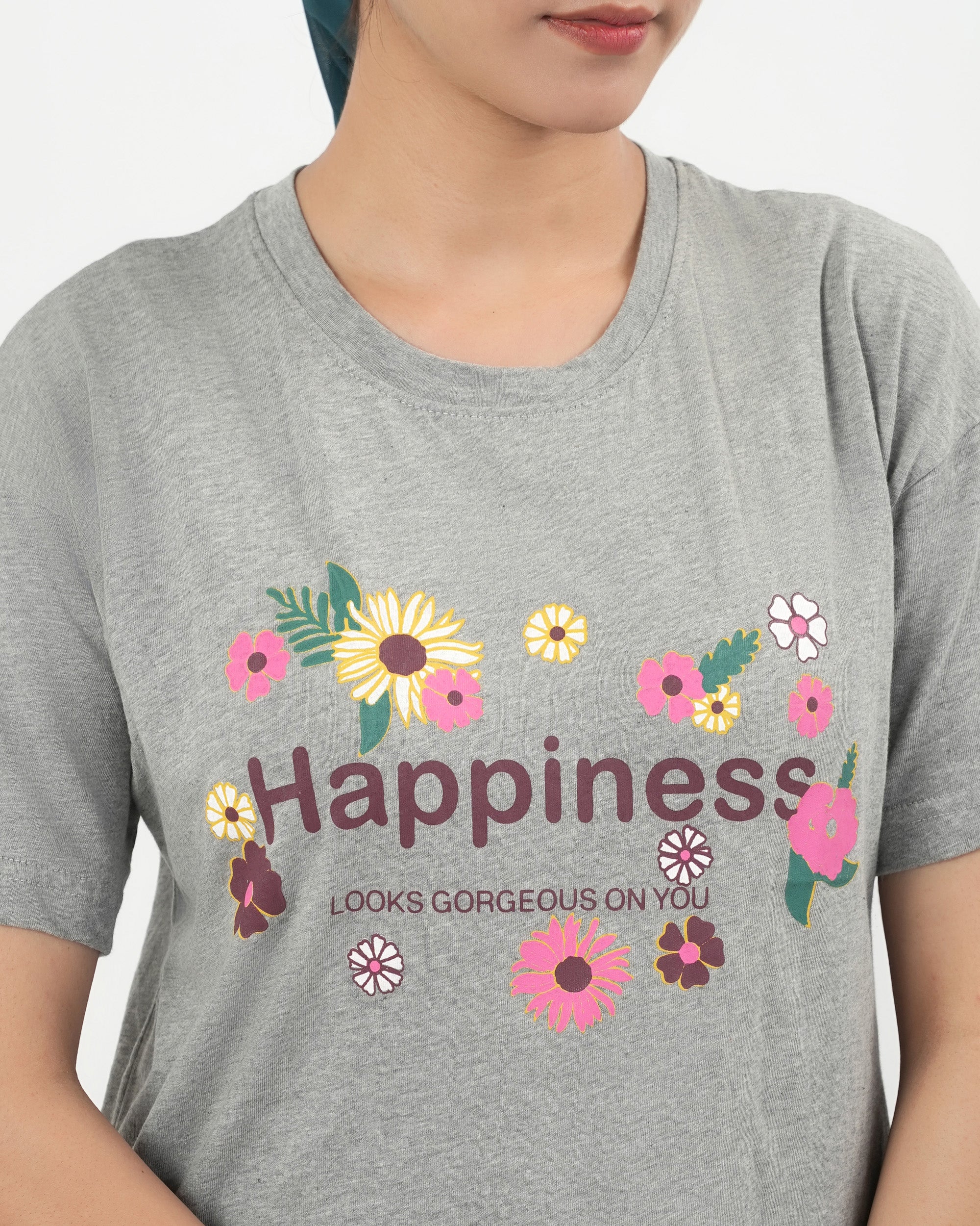 Valuables Women's Printed Drop Shoulder T-Shirt