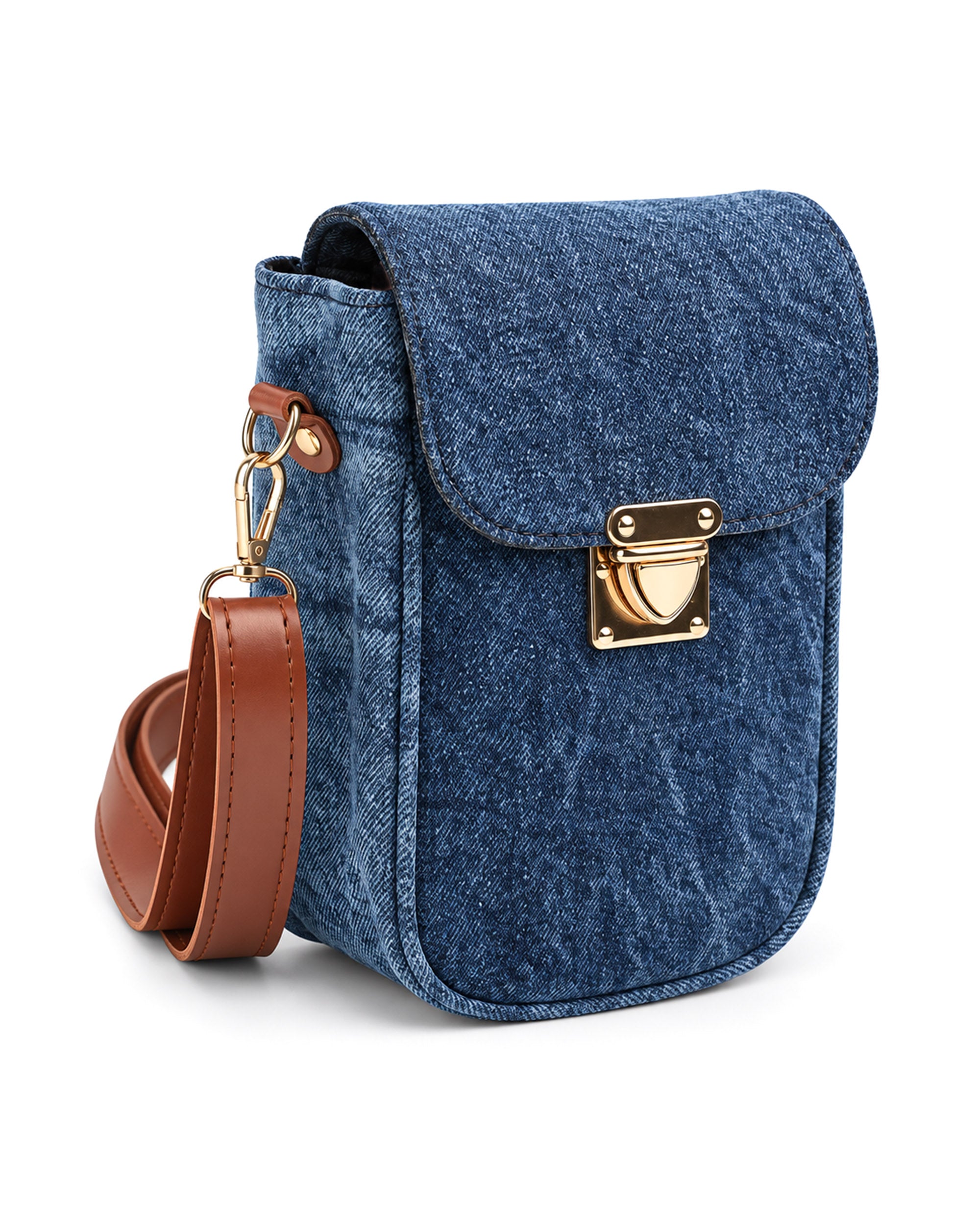 Women's Denim Mobile Pouch
