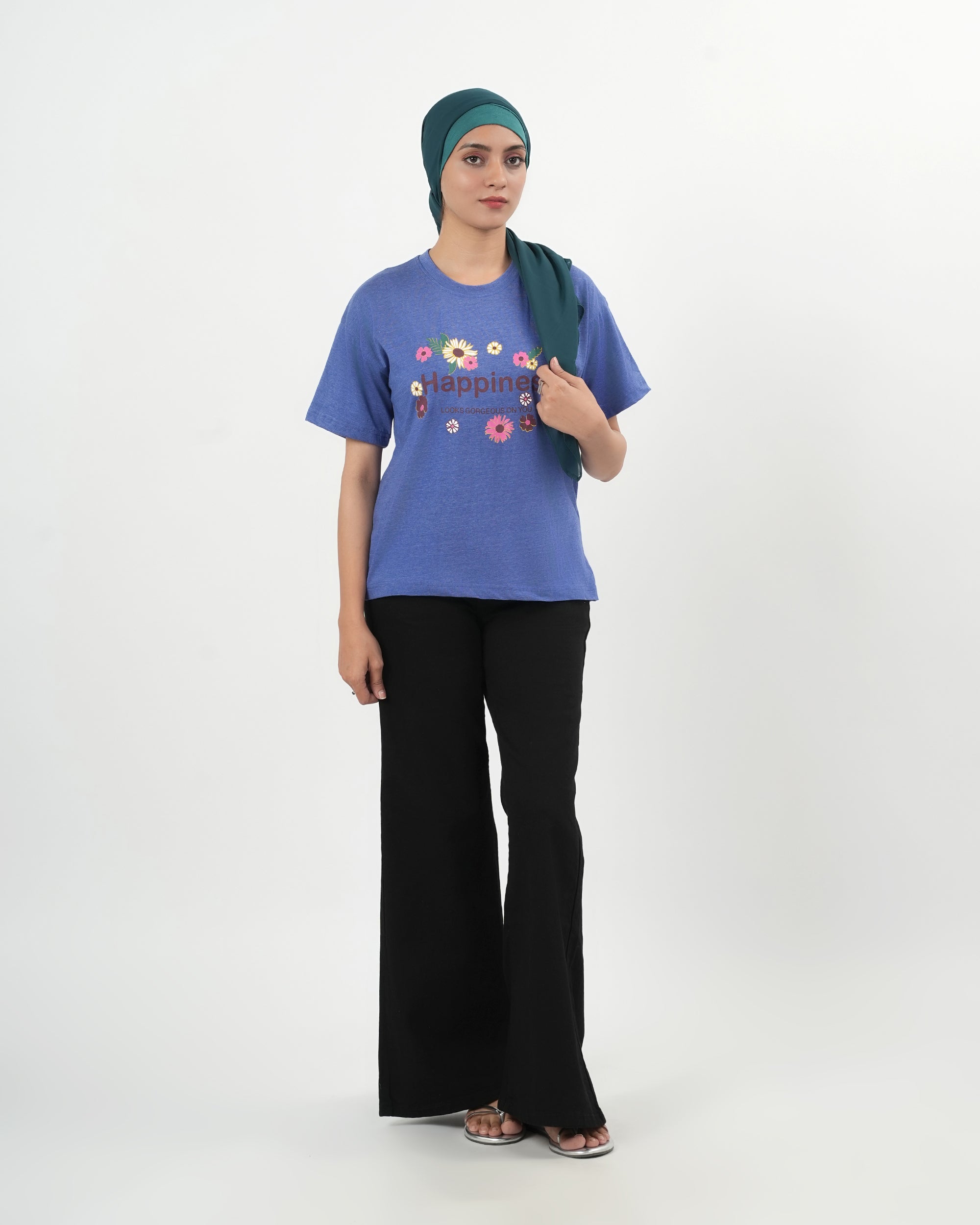 Valuables Women's Printed Drop Shoulder T-Shirt