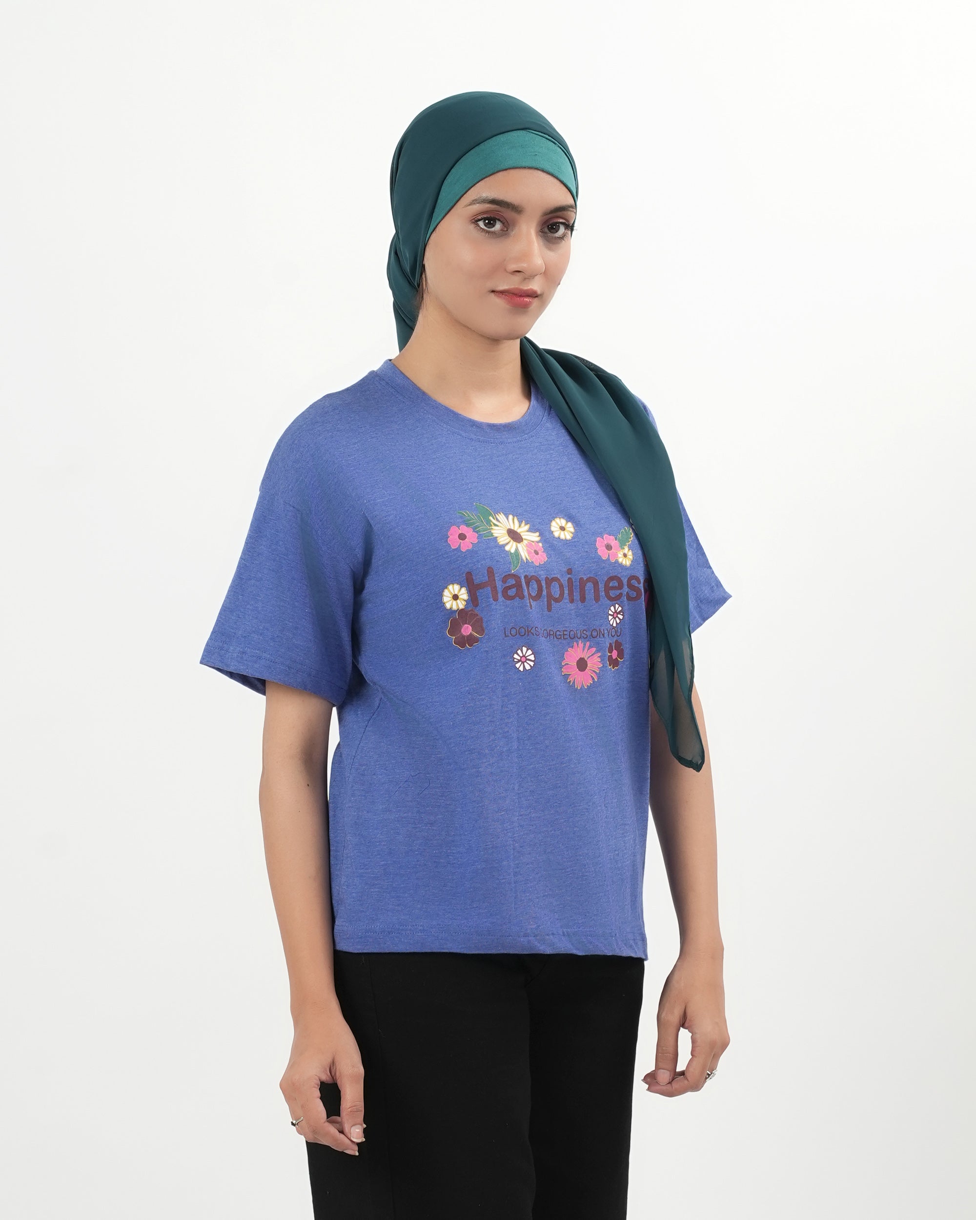 Valuables Women's Printed Drop Shoulder T-Shirt