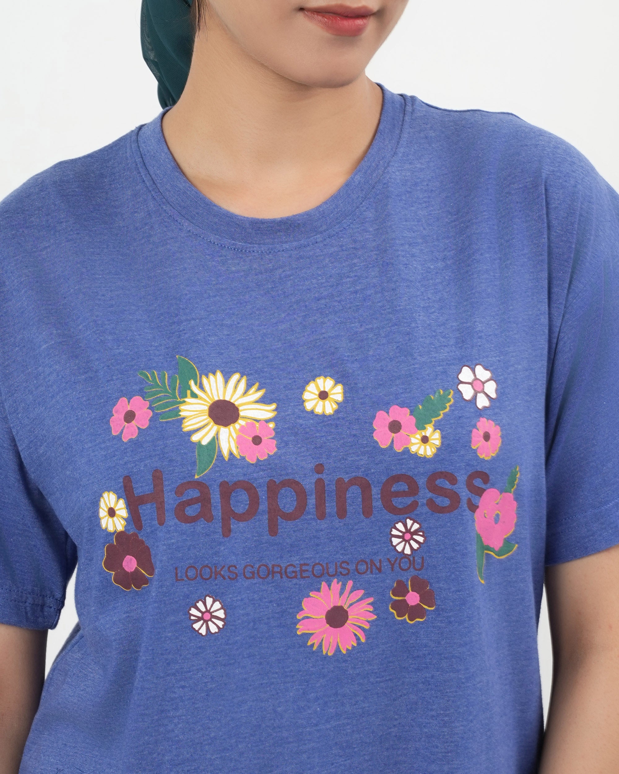 Valuables Women's Printed Drop Shoulder T-Shirt