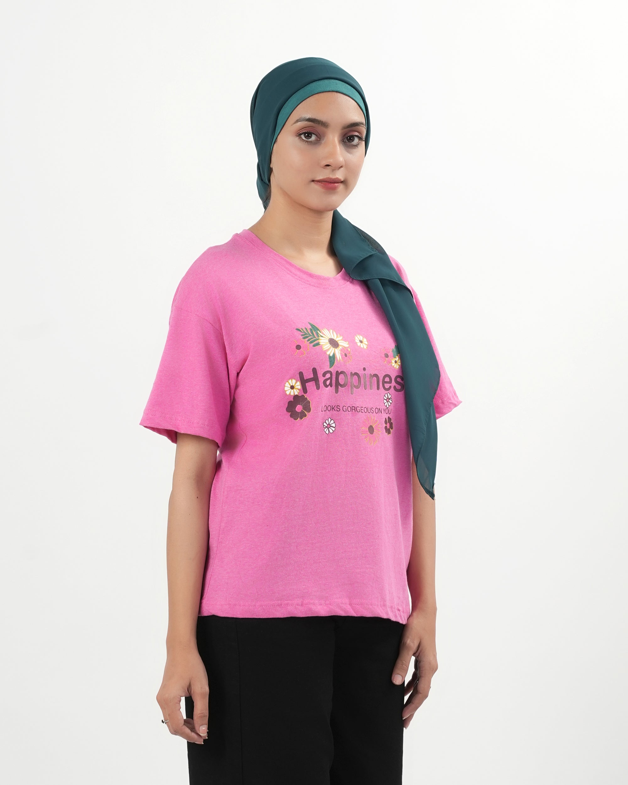 Valuables Women's Printed Drop Shoulder T-Shirt