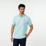 Eminent Men's Half Sleeves Polo T-Shirt - Sky Blue, Men's T-Shirts & Polos, Eminent, Chase Value