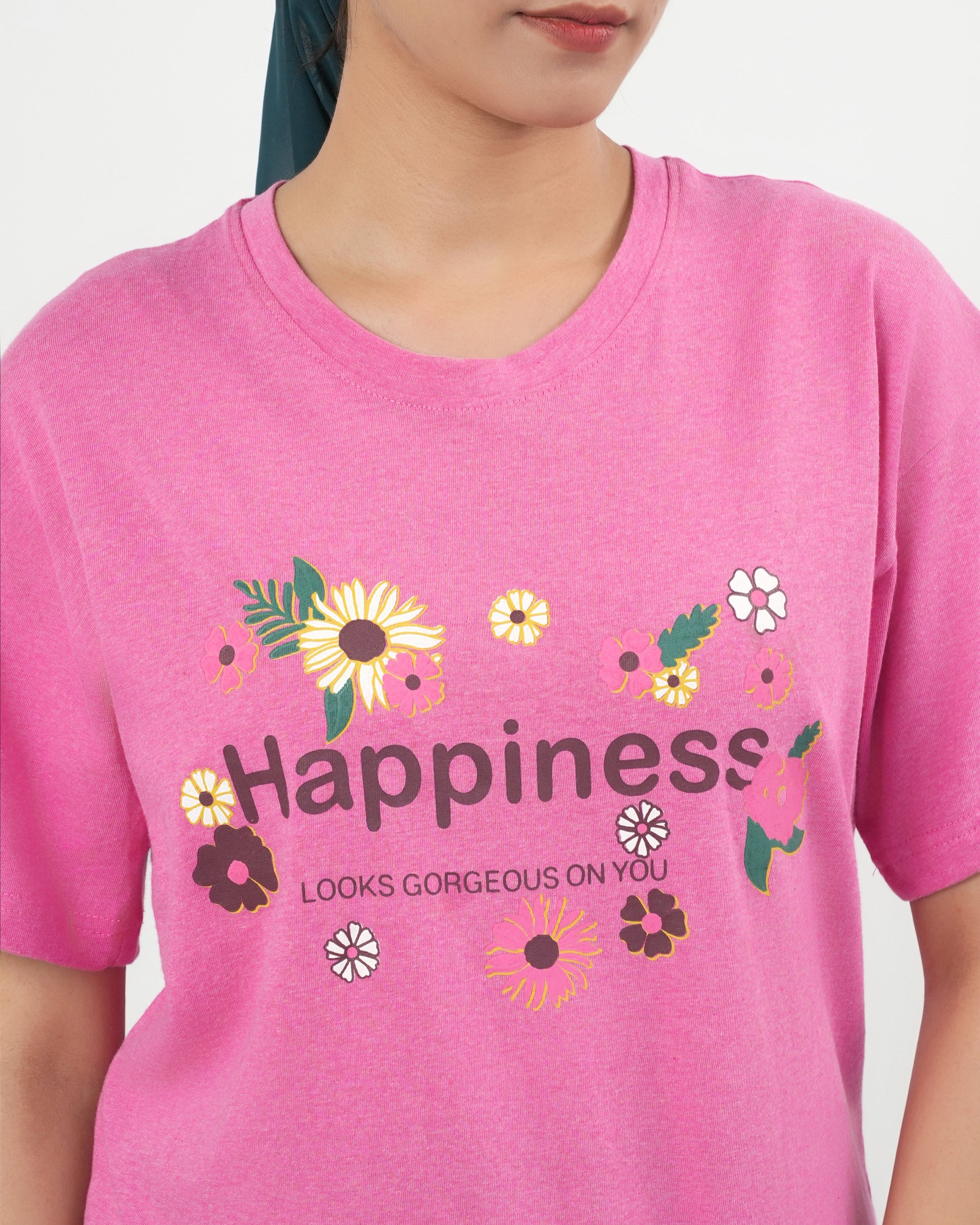 Valuables Women's Printed Drop Shoulder T-Shirt