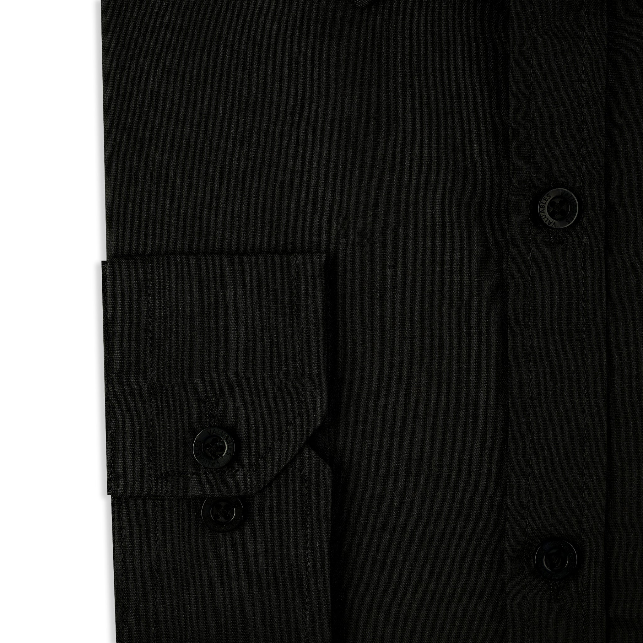 Valuable Men's Formal Plain Shirt - Black, Men's Shirts, Chase Value, Chase Value