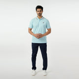 Eminent Men's Half Sleeves Polo T-Shirt - Sky Blue, Men's T-Shirts & Polos, Eminent, Chase Value