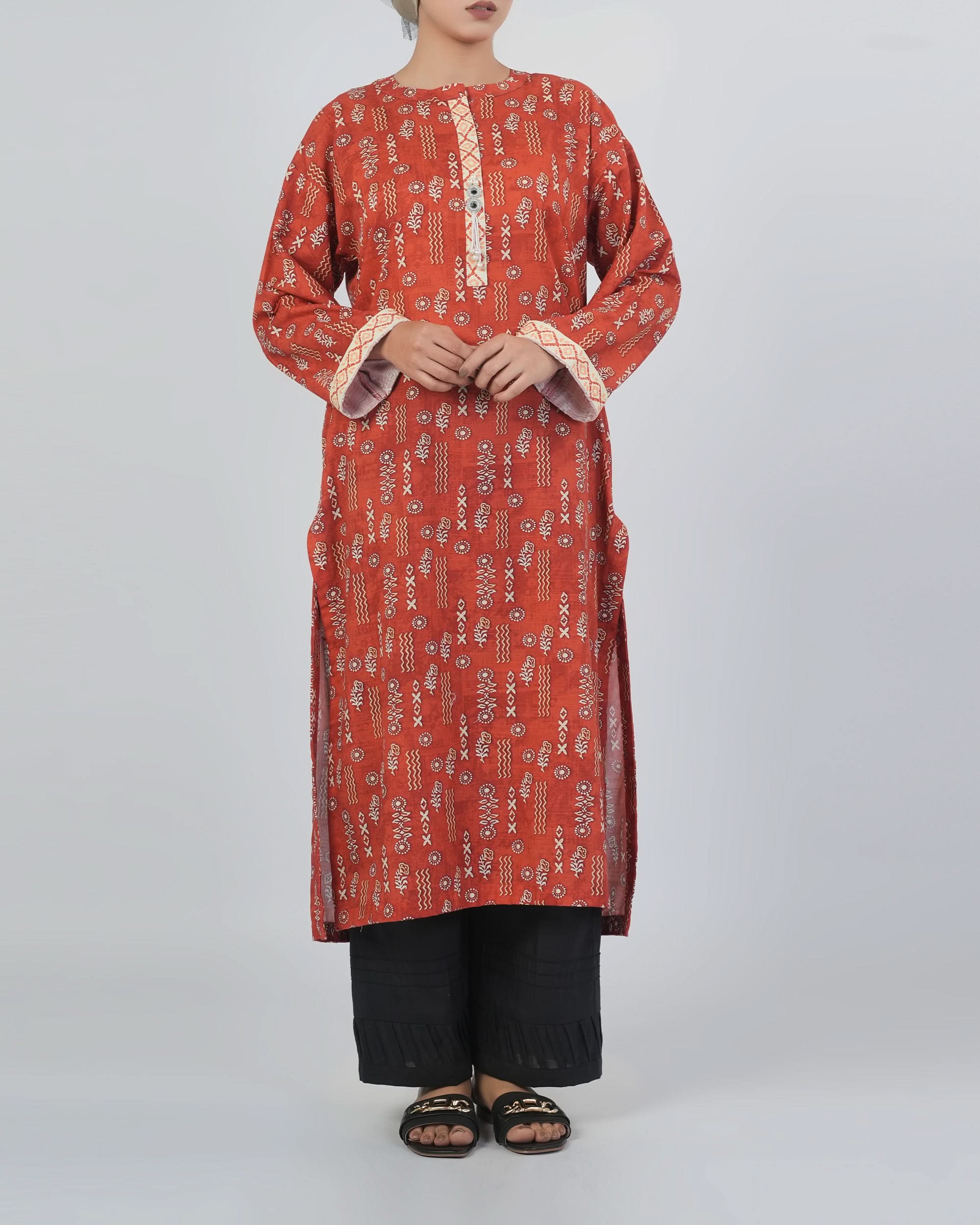 Eminent Women's Khaddar Printed Kurti, Women Ready Kurtis, Eminent, Chase Value