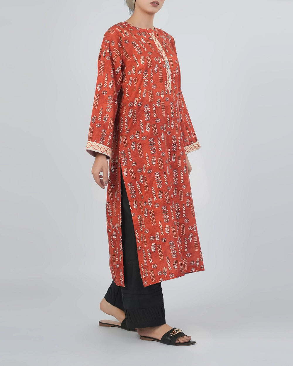 Eminent Women's Khaddar Printed Kurti, Women Ready Kurtis, Eminent, Chase Value