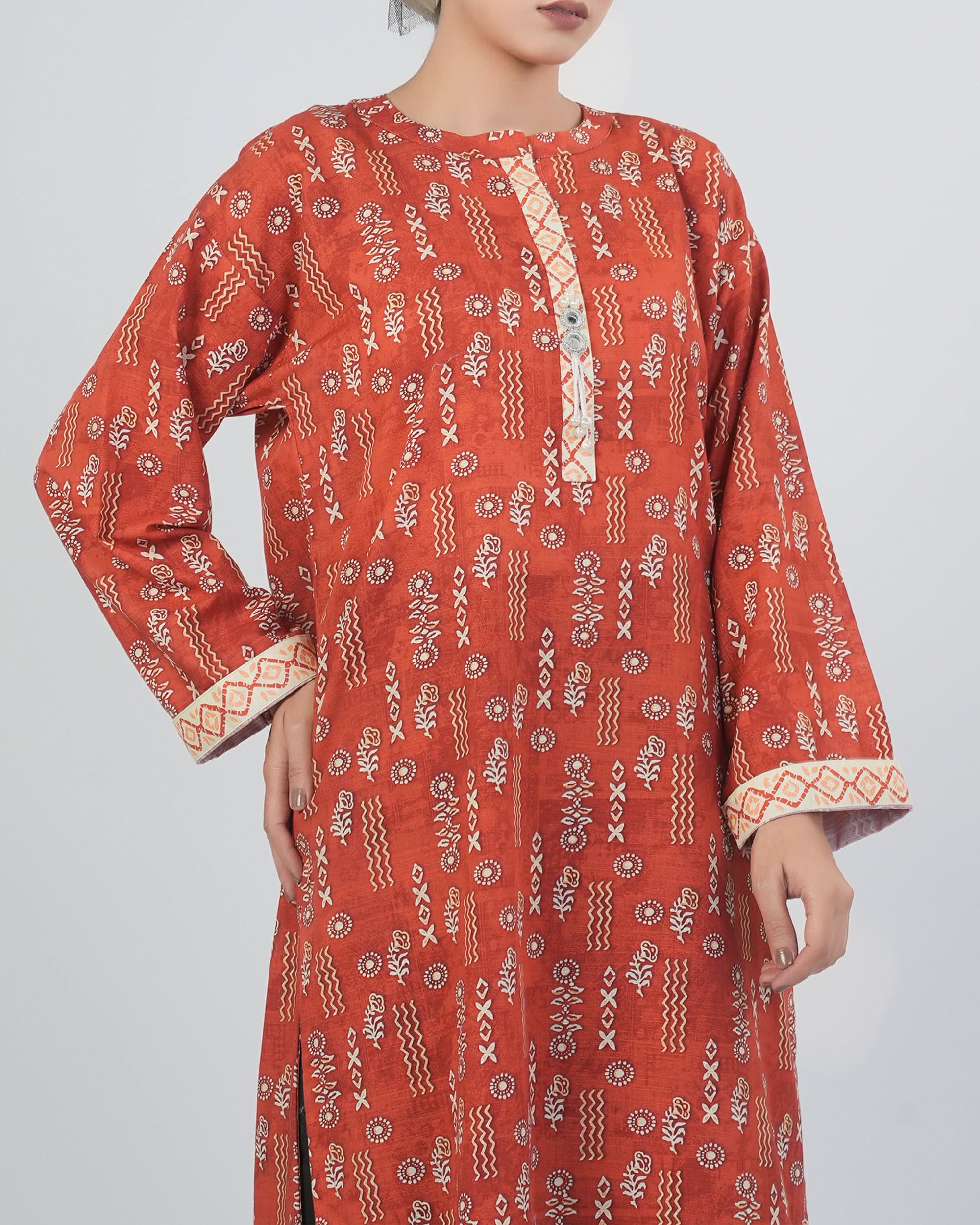 Eminent Women's Khaddar Printed Kurti, Women Ready Kurtis, Eminent, Chase Value