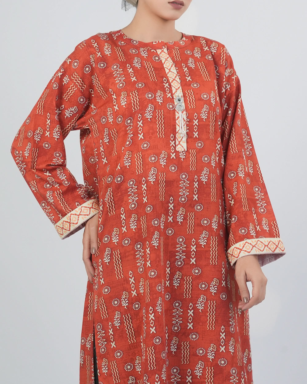 Eminent Women's Khaddar Printed Kurti, Women Ready Kurtis, Eminent, Chase Value