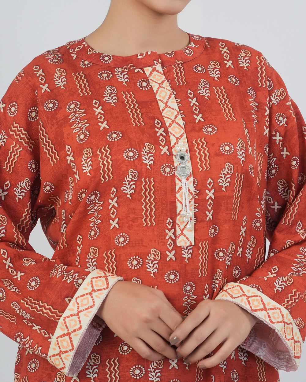 Eminent Women's Khaddar Printed Kurti, Women Ready Kurtis, Eminent, Chase Value