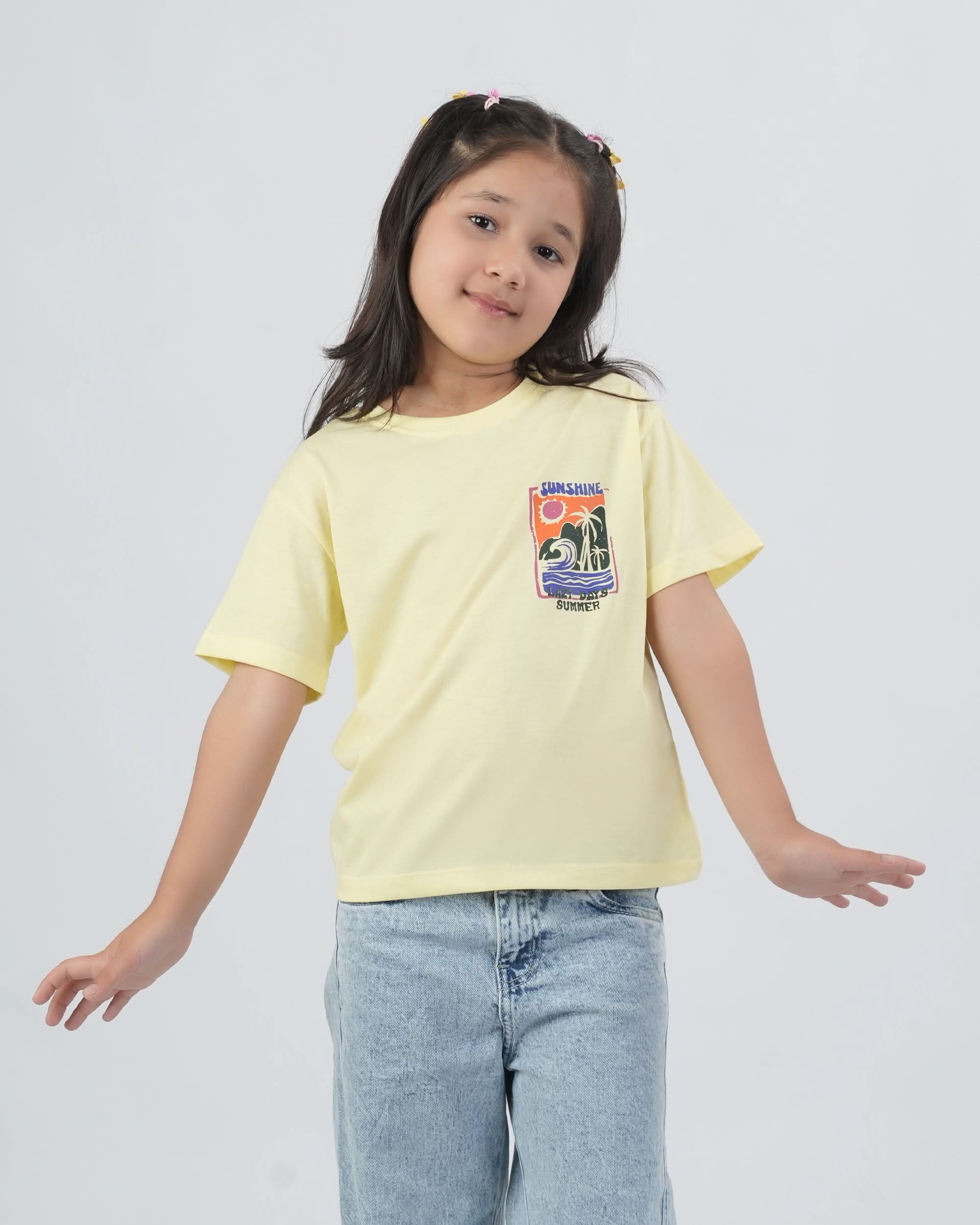 Valuables Girls Half Sleeves T-Shirt, Girls T-Shirts, Chase Value, Chase Value