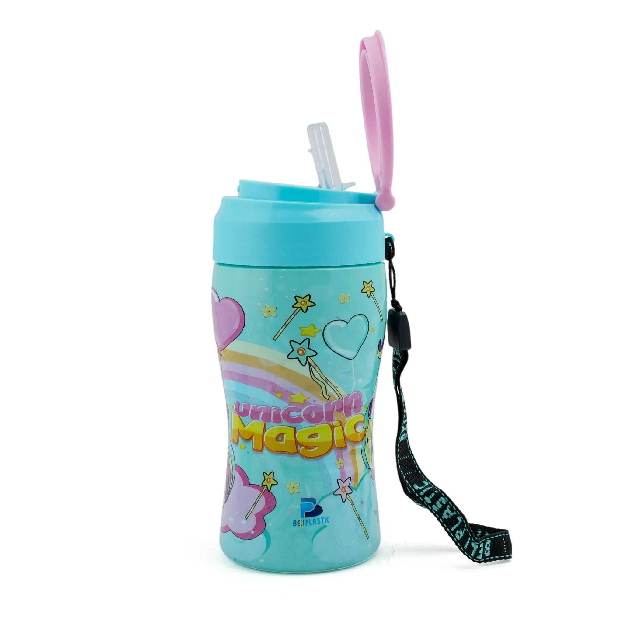 Water Bottle & Lunch Box 2Pcs Pack - Cyan, Tiffin Boxes & Bottles, Chase Value, Chase Value