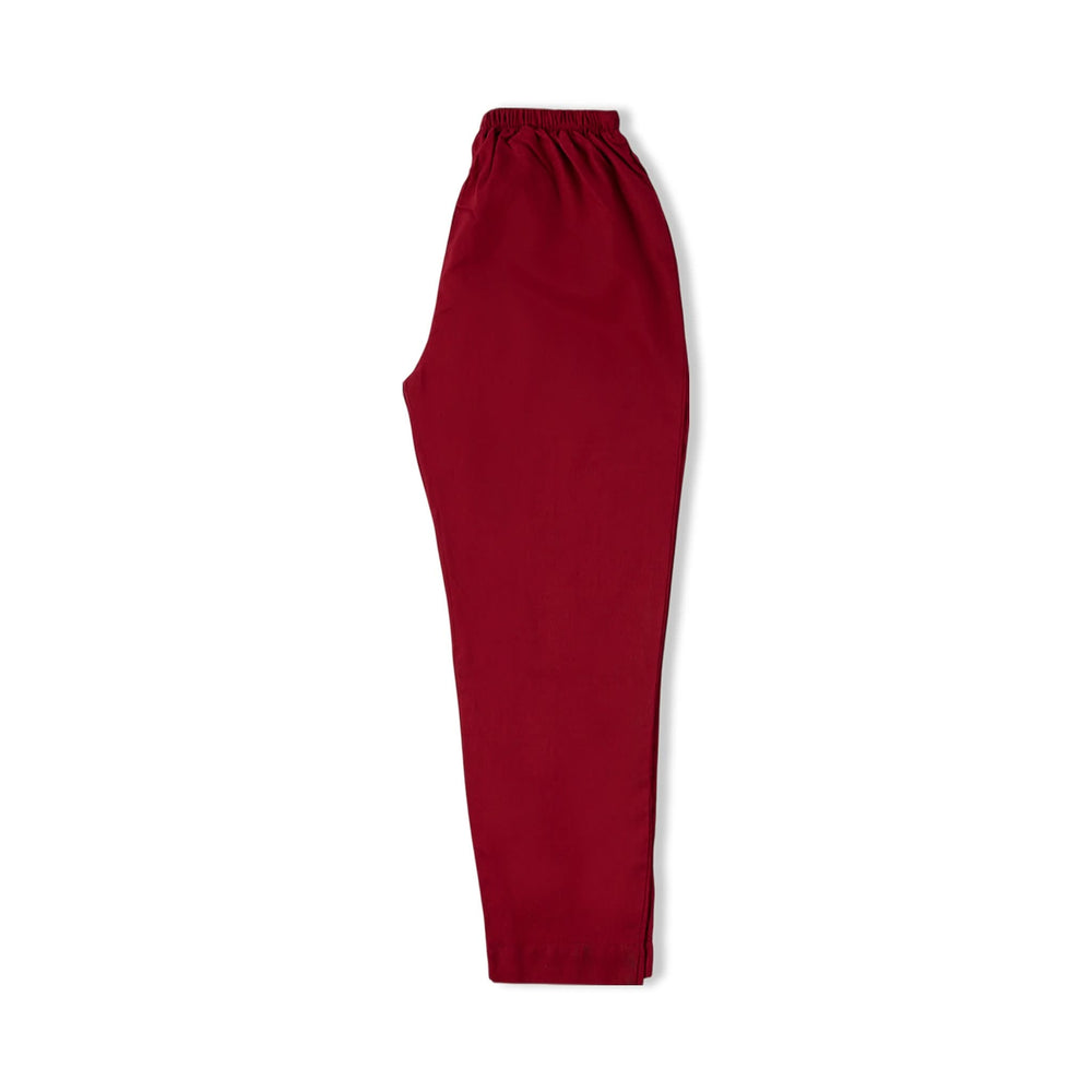 Valuable Girls Embroidered 02 PCS Shalwar Suit - Maroon, Girls Shalwar Kameez, Chase Value, Chase Value