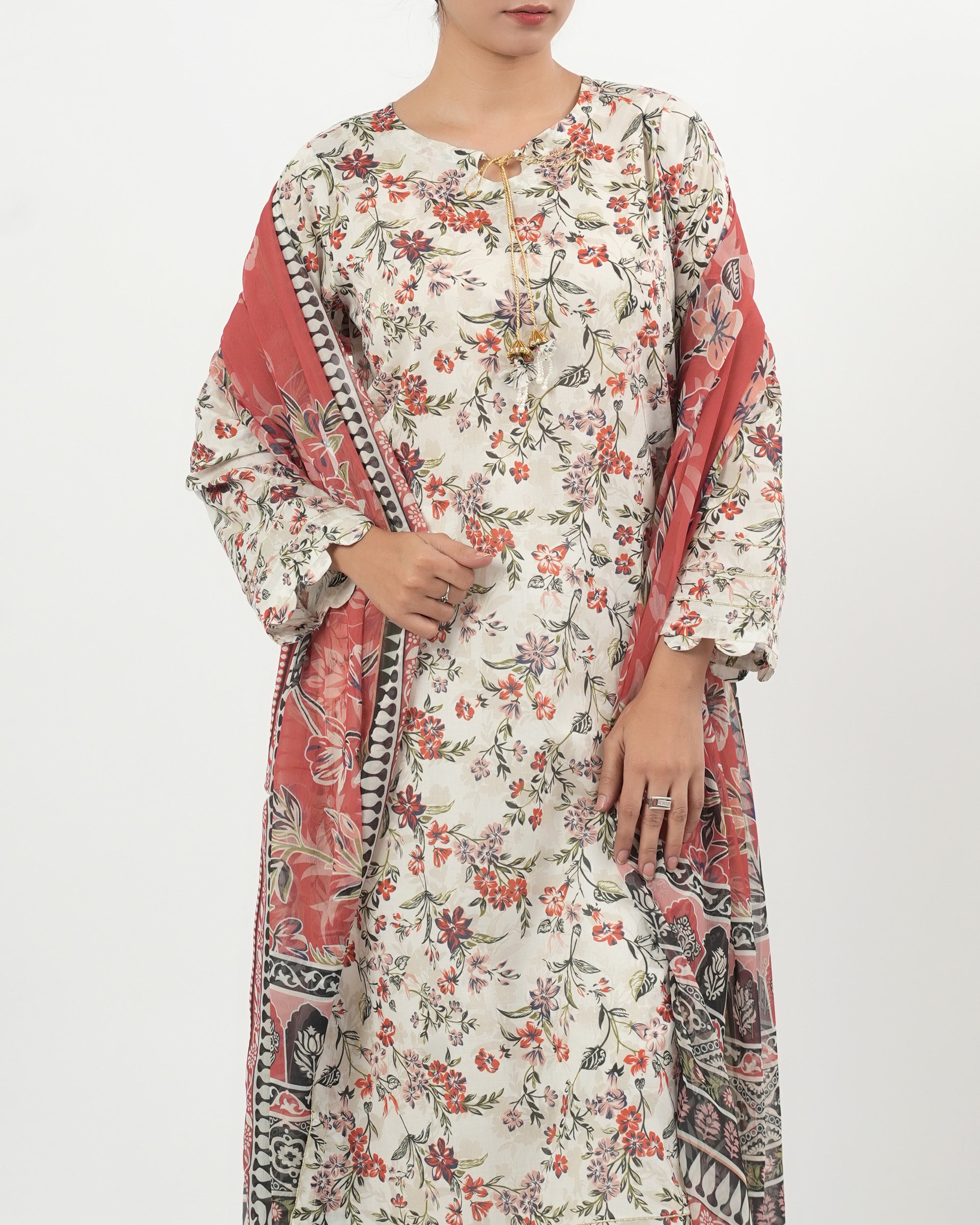 Eminent Women's Essential Printed 3 Pc Suit