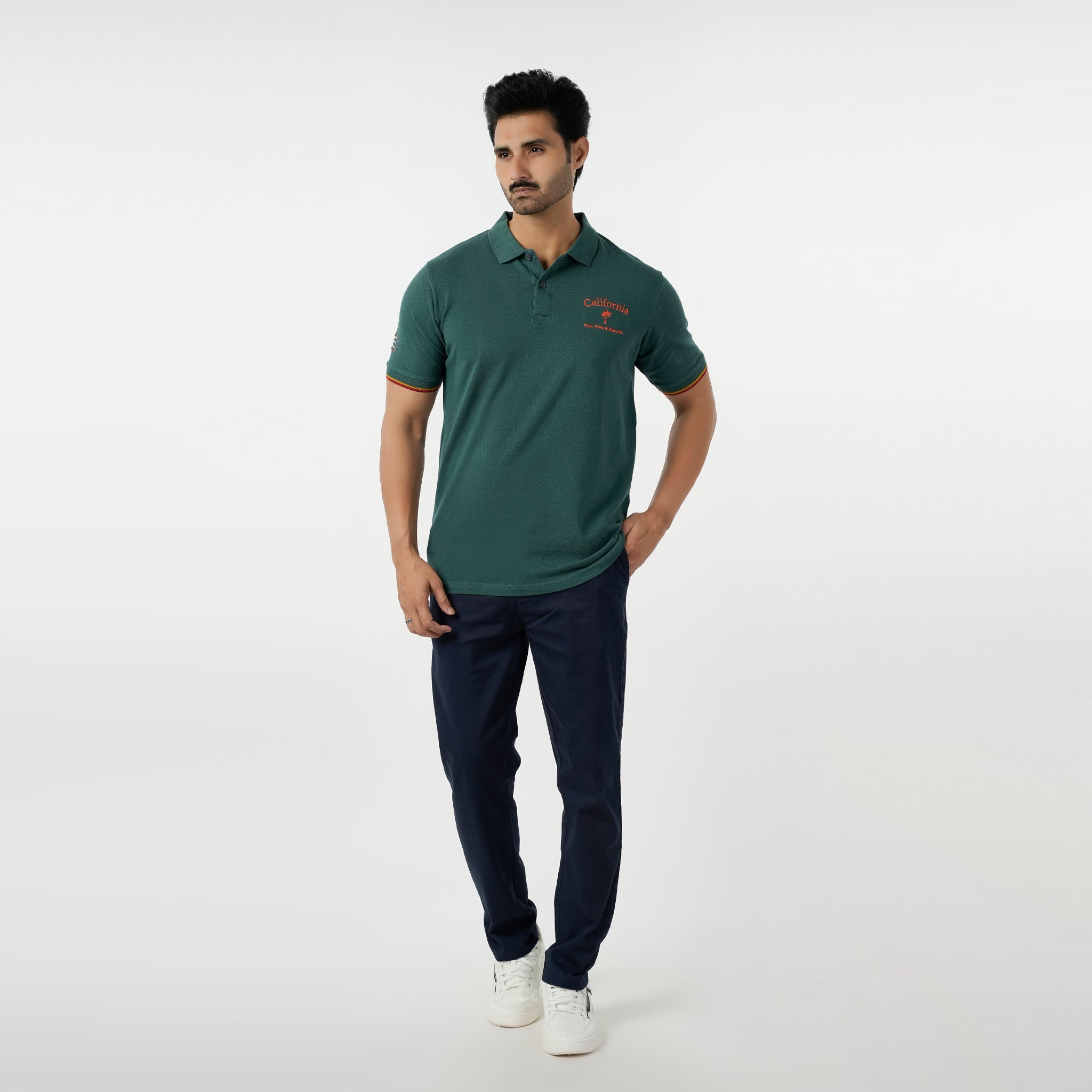 Eminent Men's Polo Half Sleeves T-Shirt - Green, Men's T-Shirts & Polos, Eminent, Chase Value