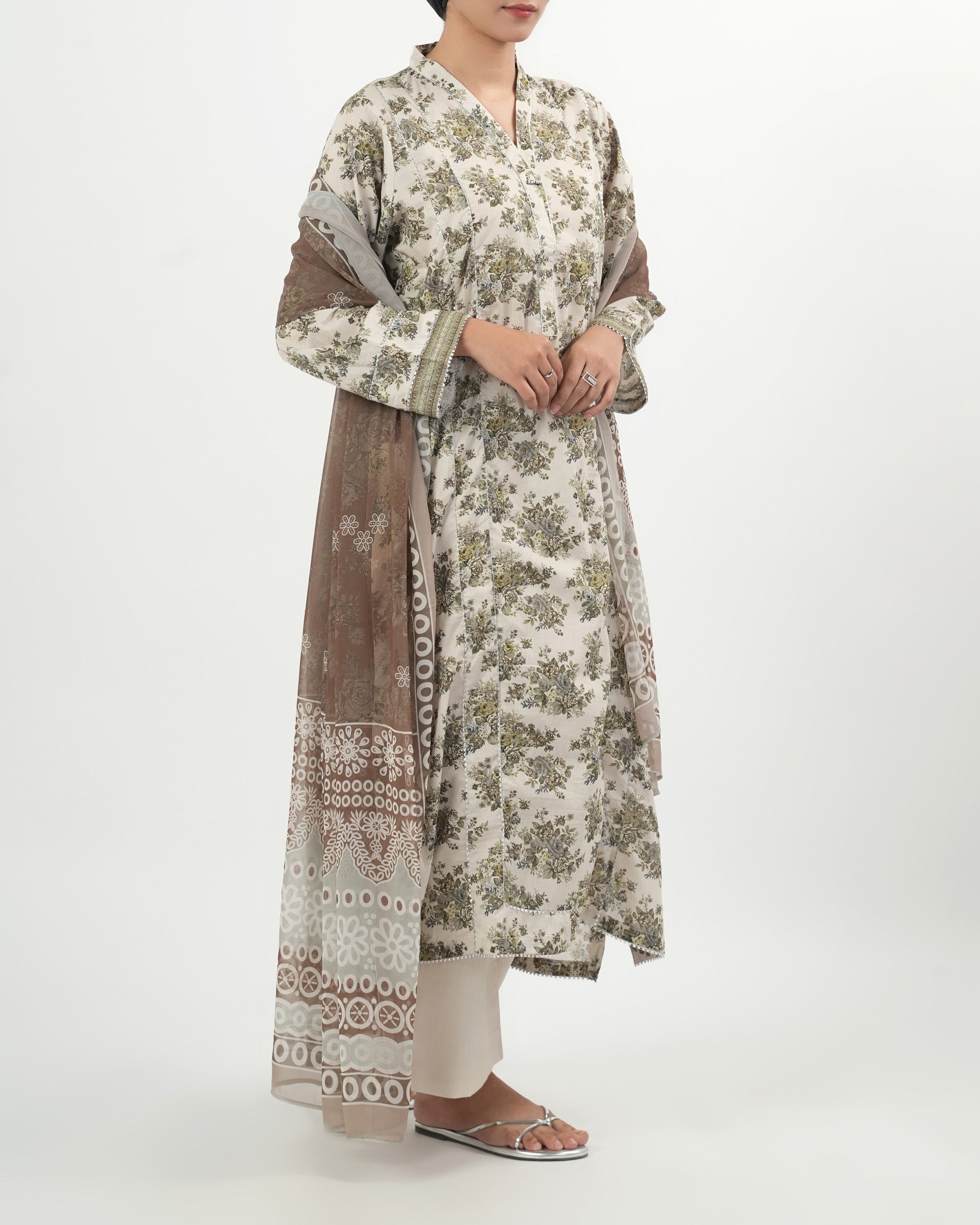 Eminent Women's Essential Printed 3 Pc Suit