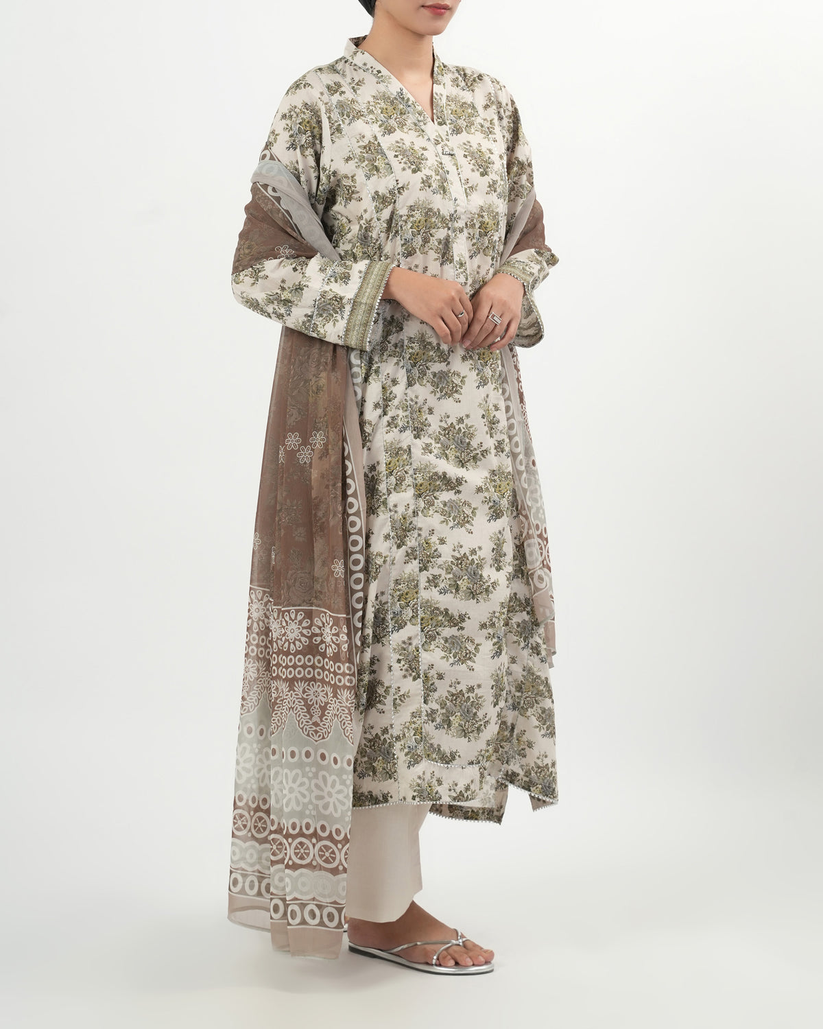 Eminent Women's Essential Printed 3 Pc Suit