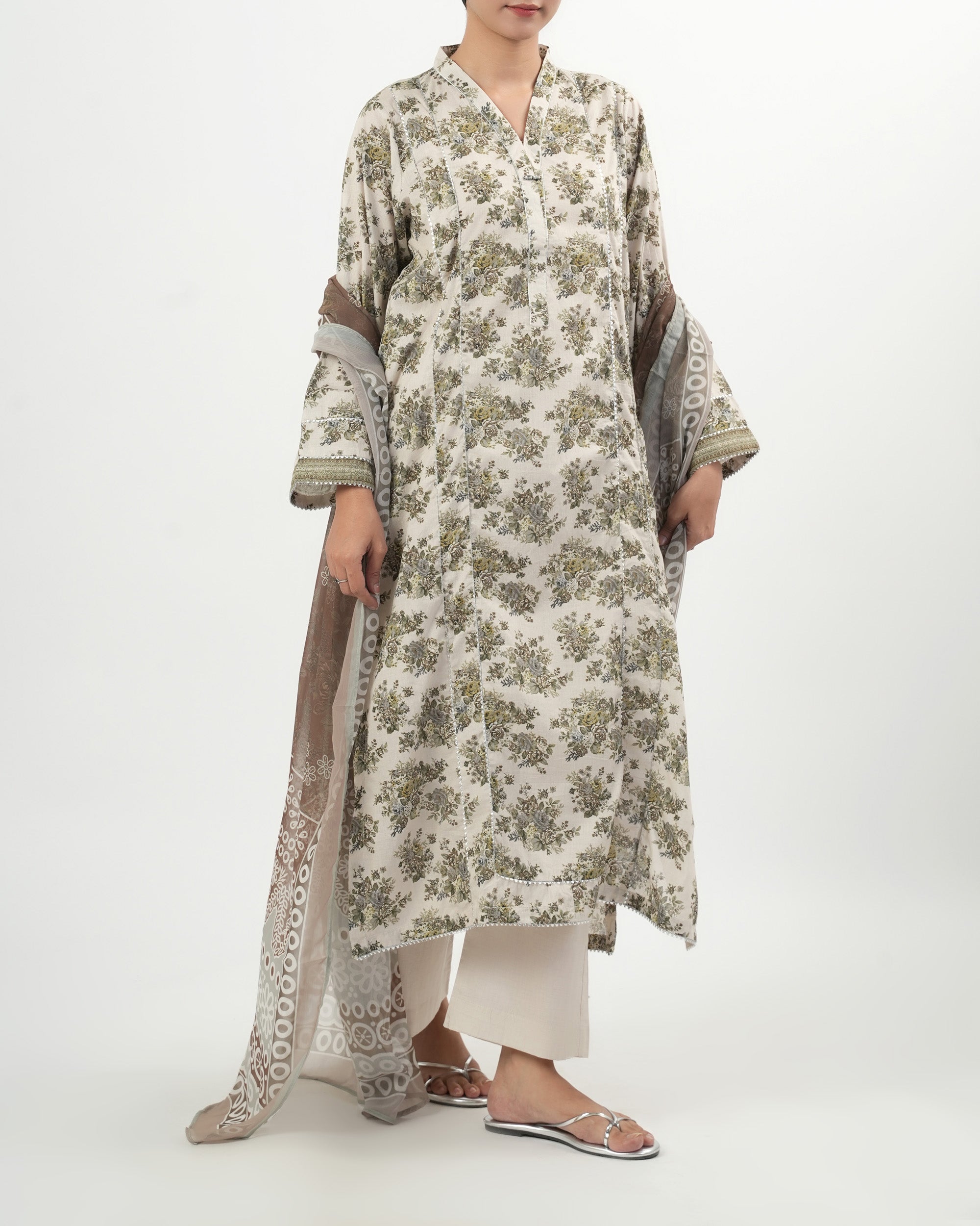 Eminent Women's Essential Printed 3 Pc Suit