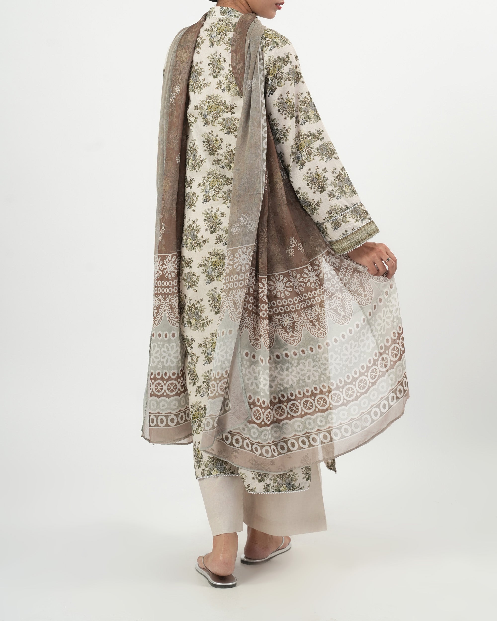 Eminent Women's Essential Printed 3 Pc Suit