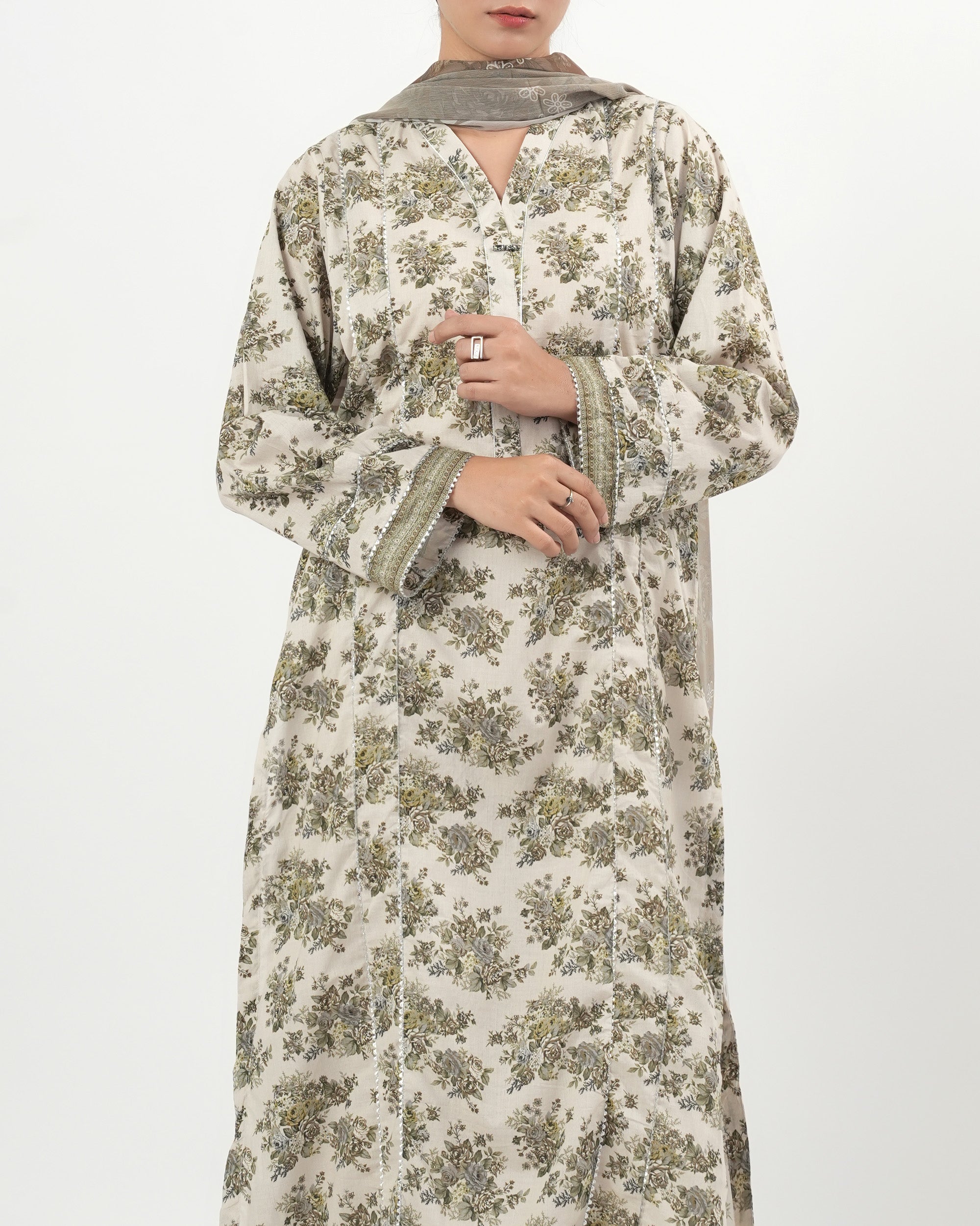 Eminent Women's Essential Printed 3 Pc Suit
