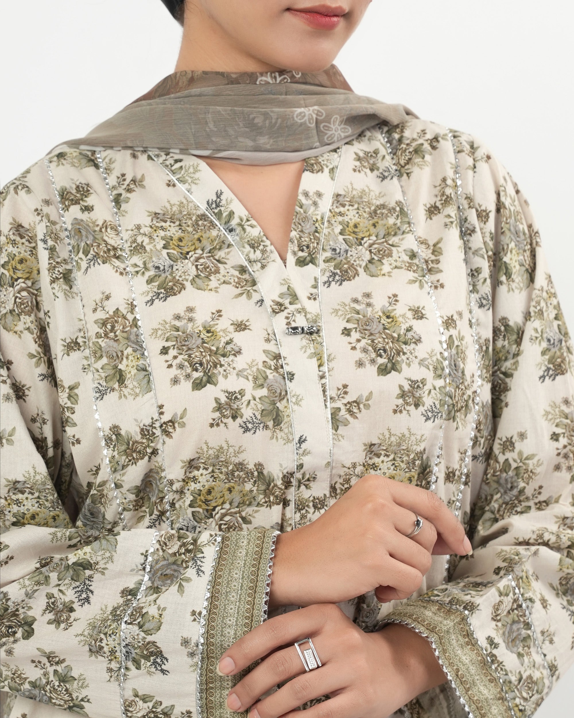 Eminent Women's Essential Printed 3 Pc Suit